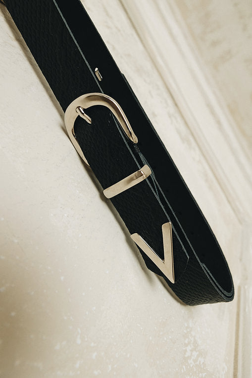 "Guiding Light" leather belt