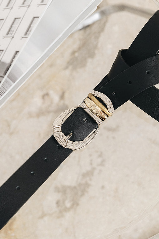 "Deep river woman" leather belt