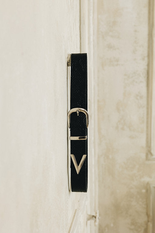 "Guiding Light" leather belt