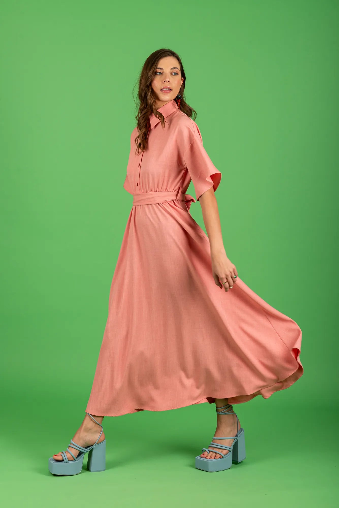 Corinna Dress / Pink
