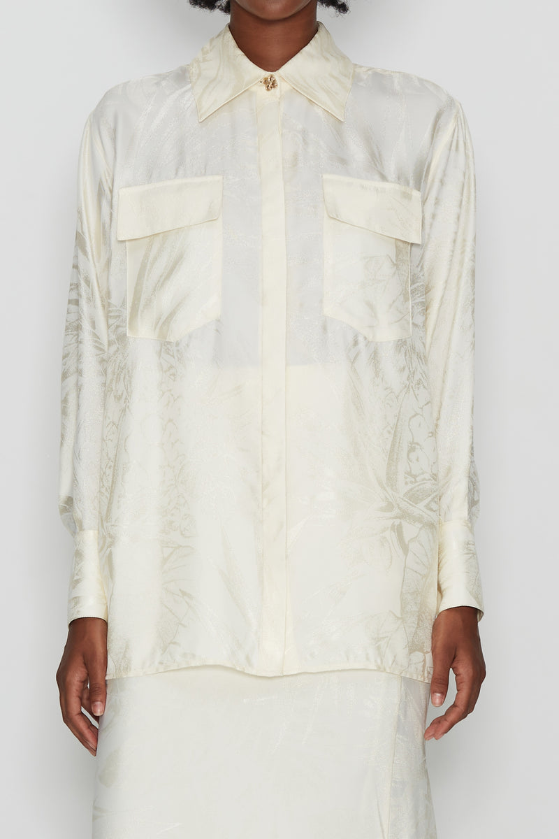 Lotus Shirt / Off White