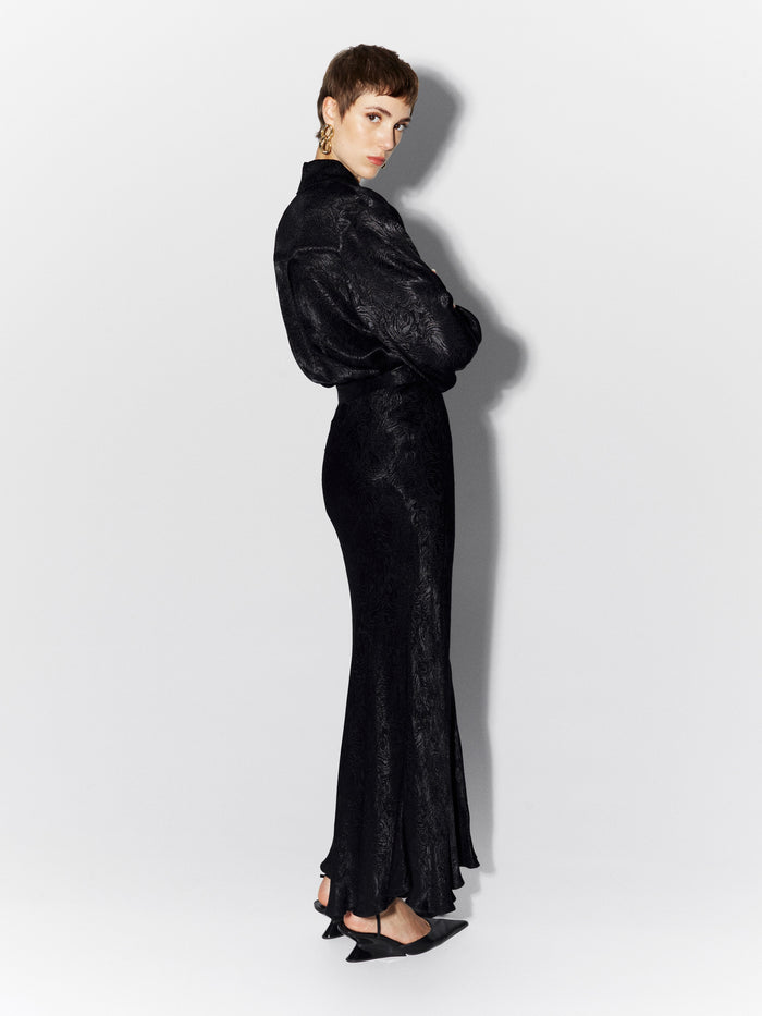 Lotus Skirt / Black