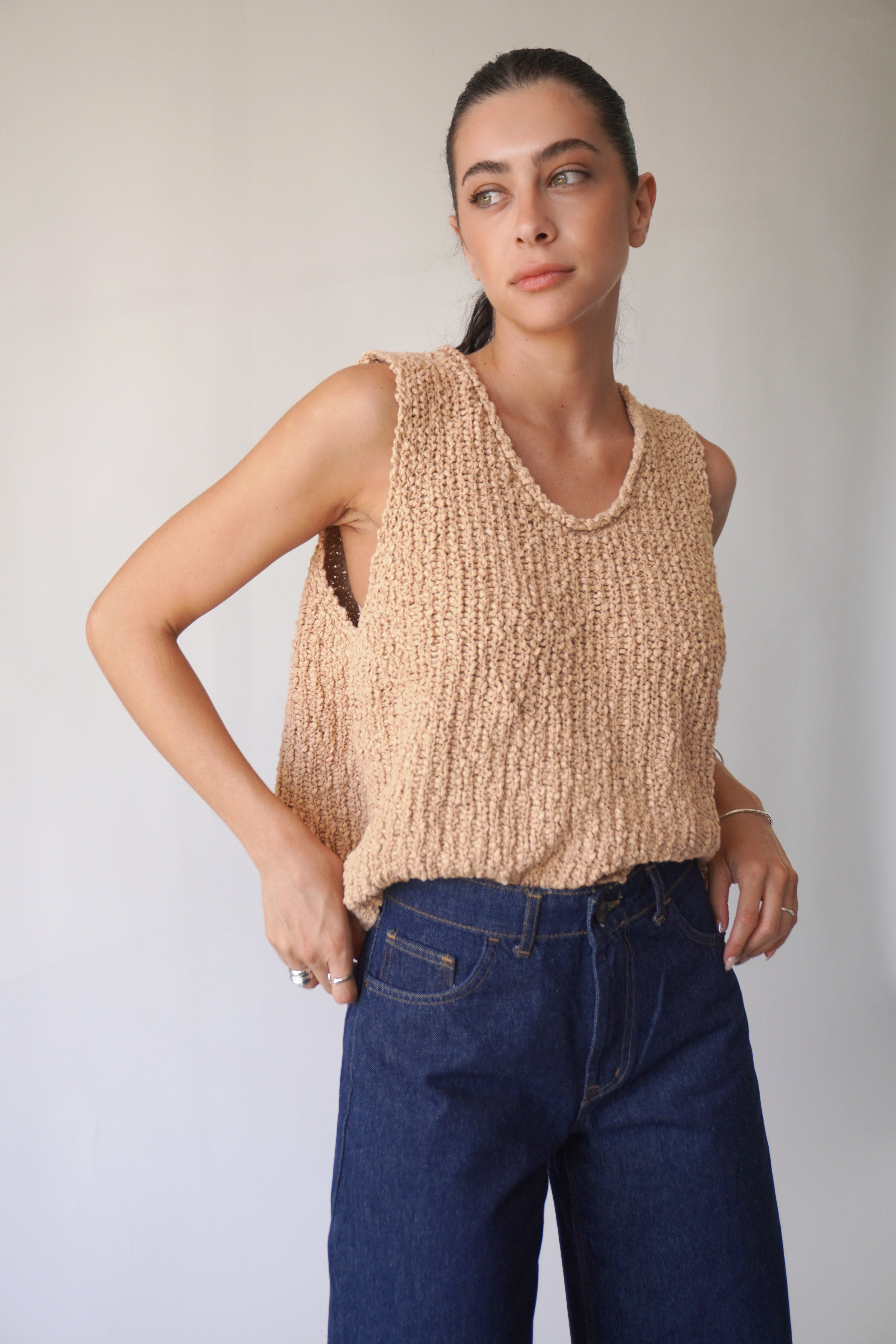 Sofia Top  / Beige