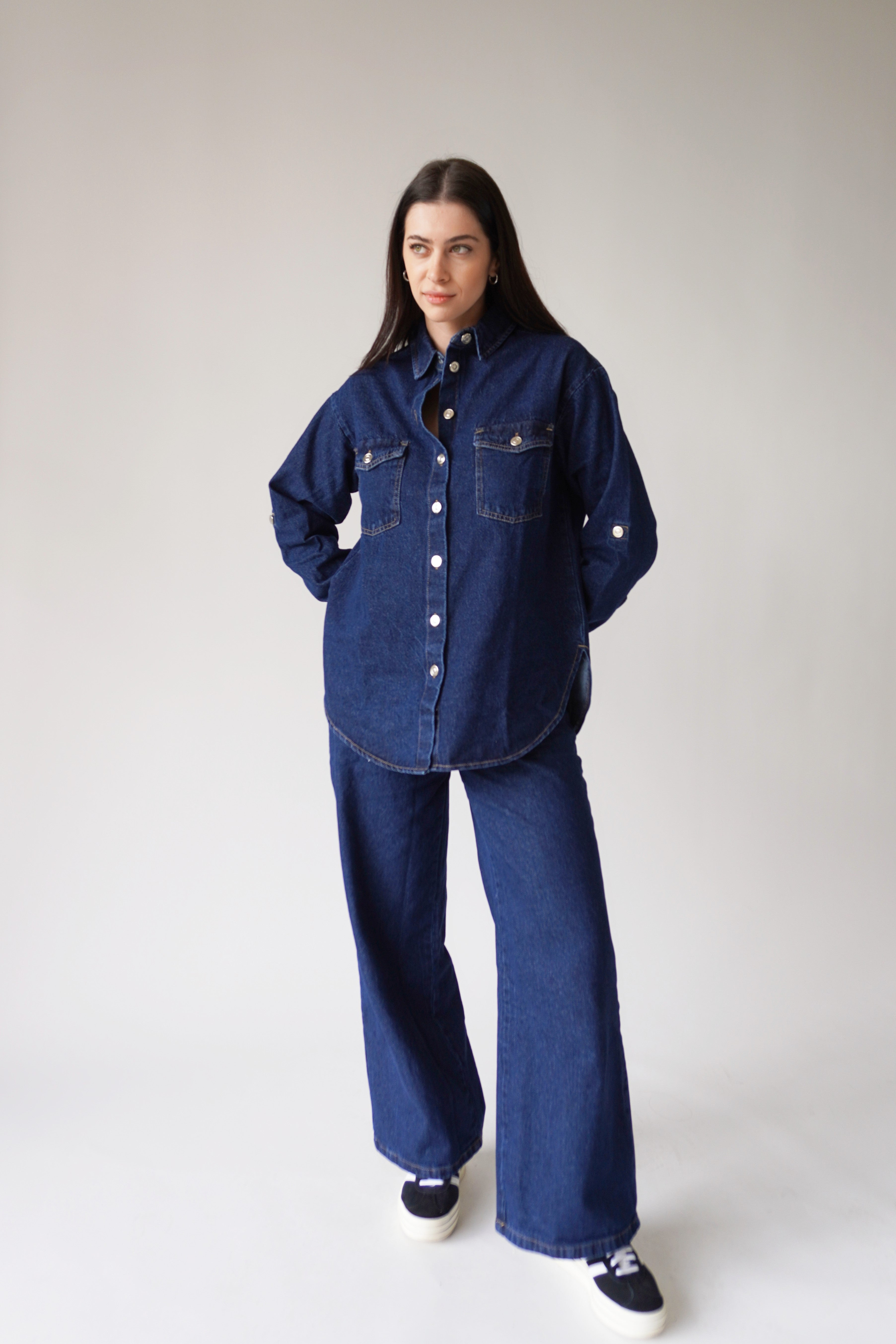 Chiara Denim Set / Dark Blue