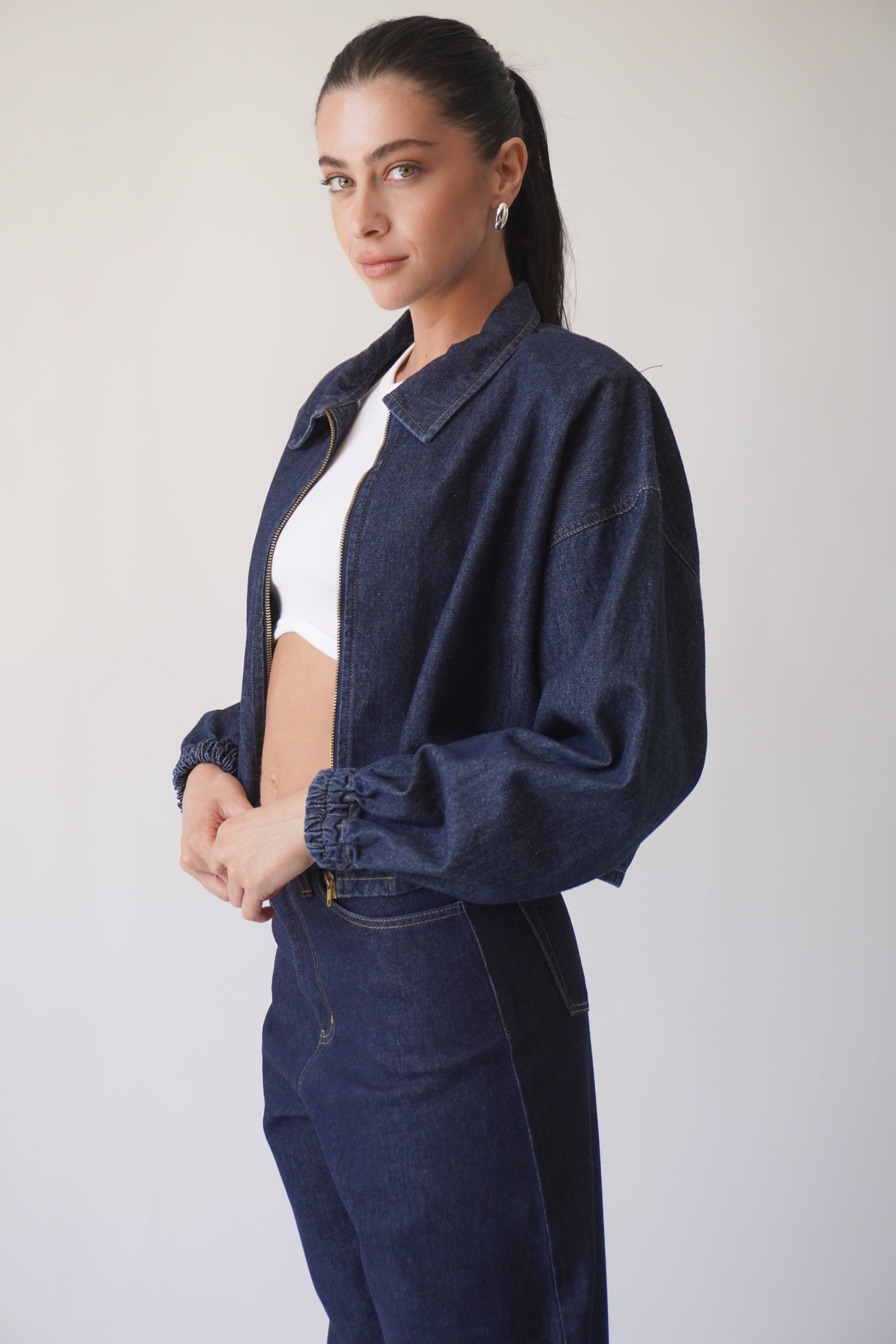 Madison Denim Jacket / Ocean Blue