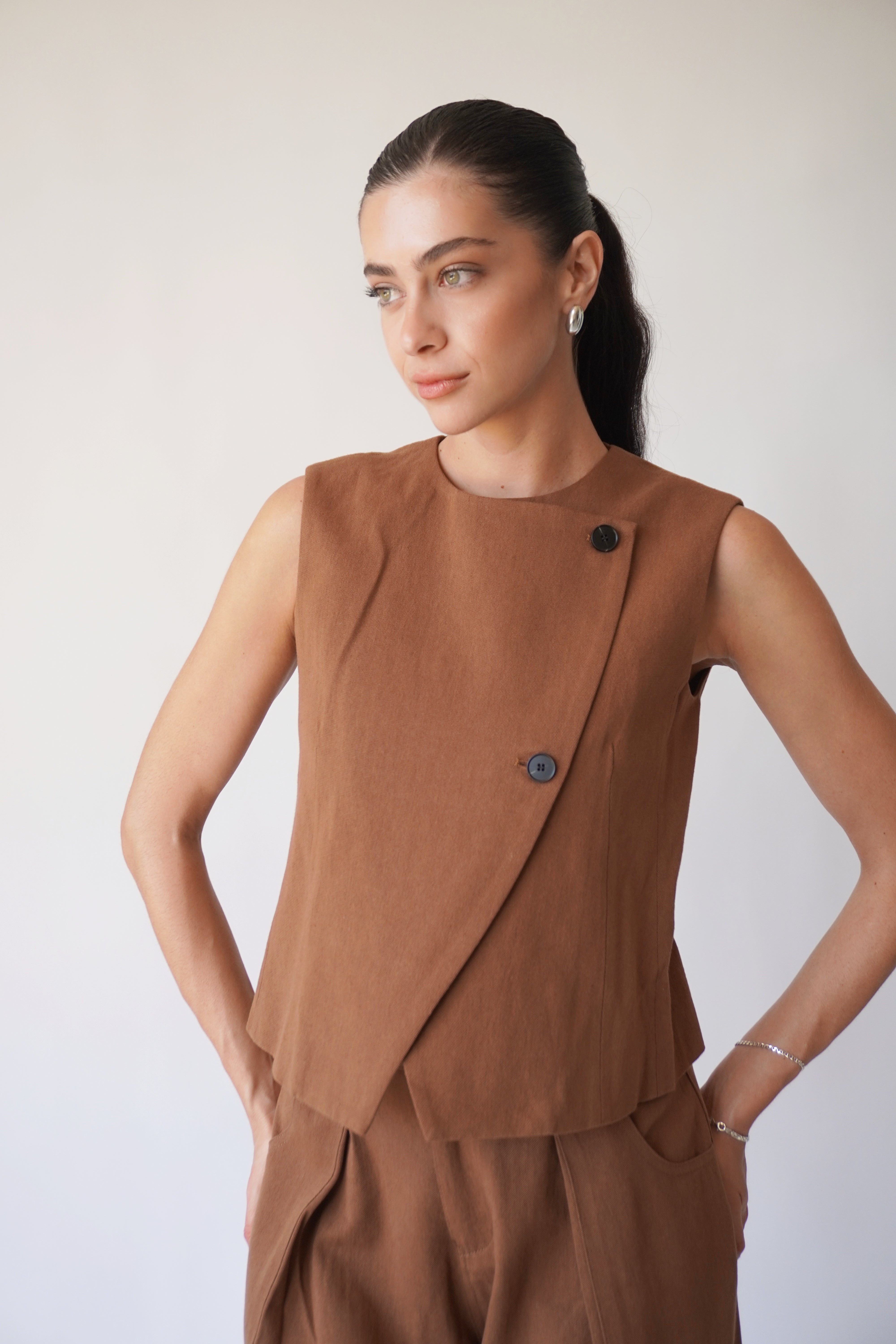 Marcia Vest / Brown