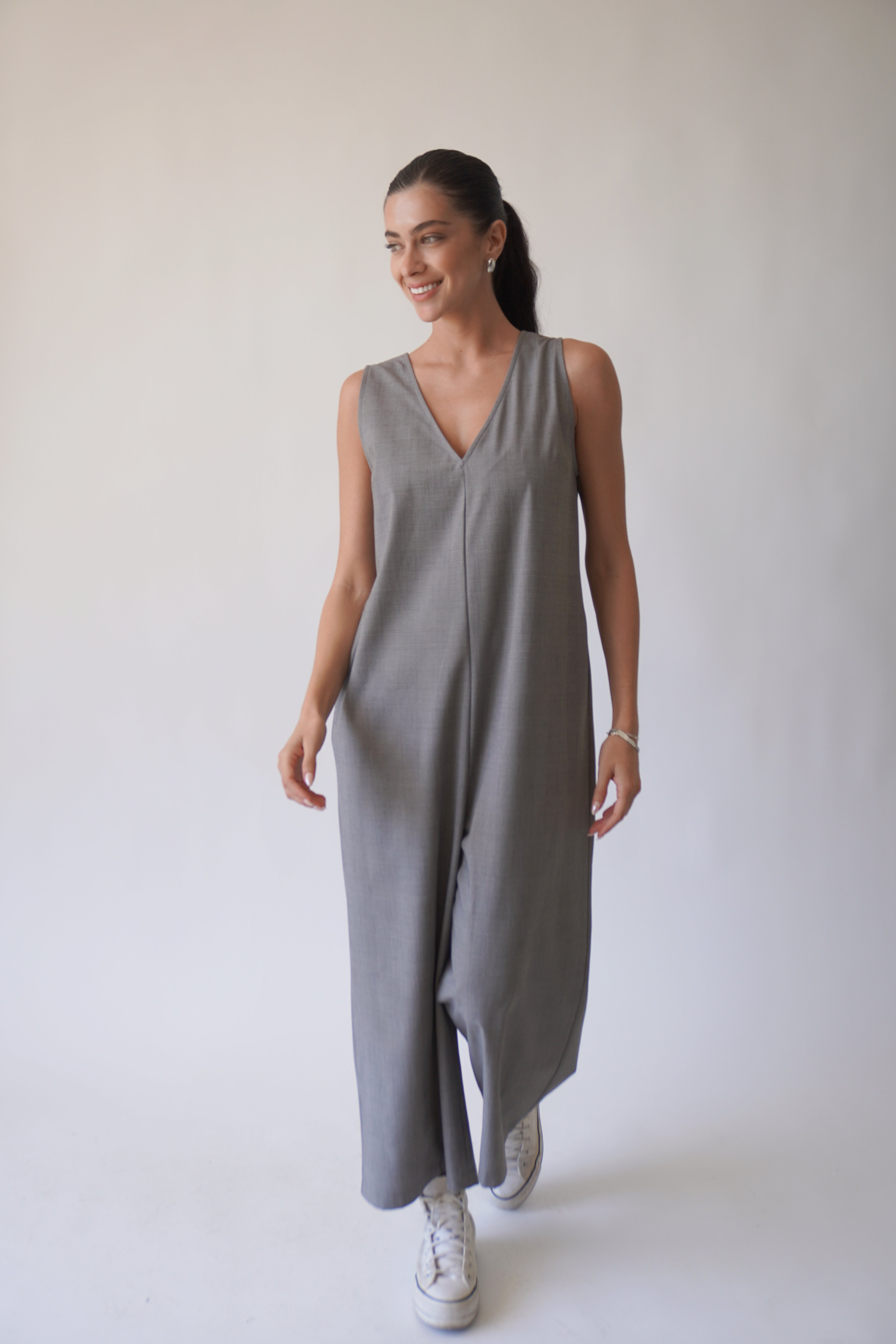 Felicia Jumpsuit / Grey