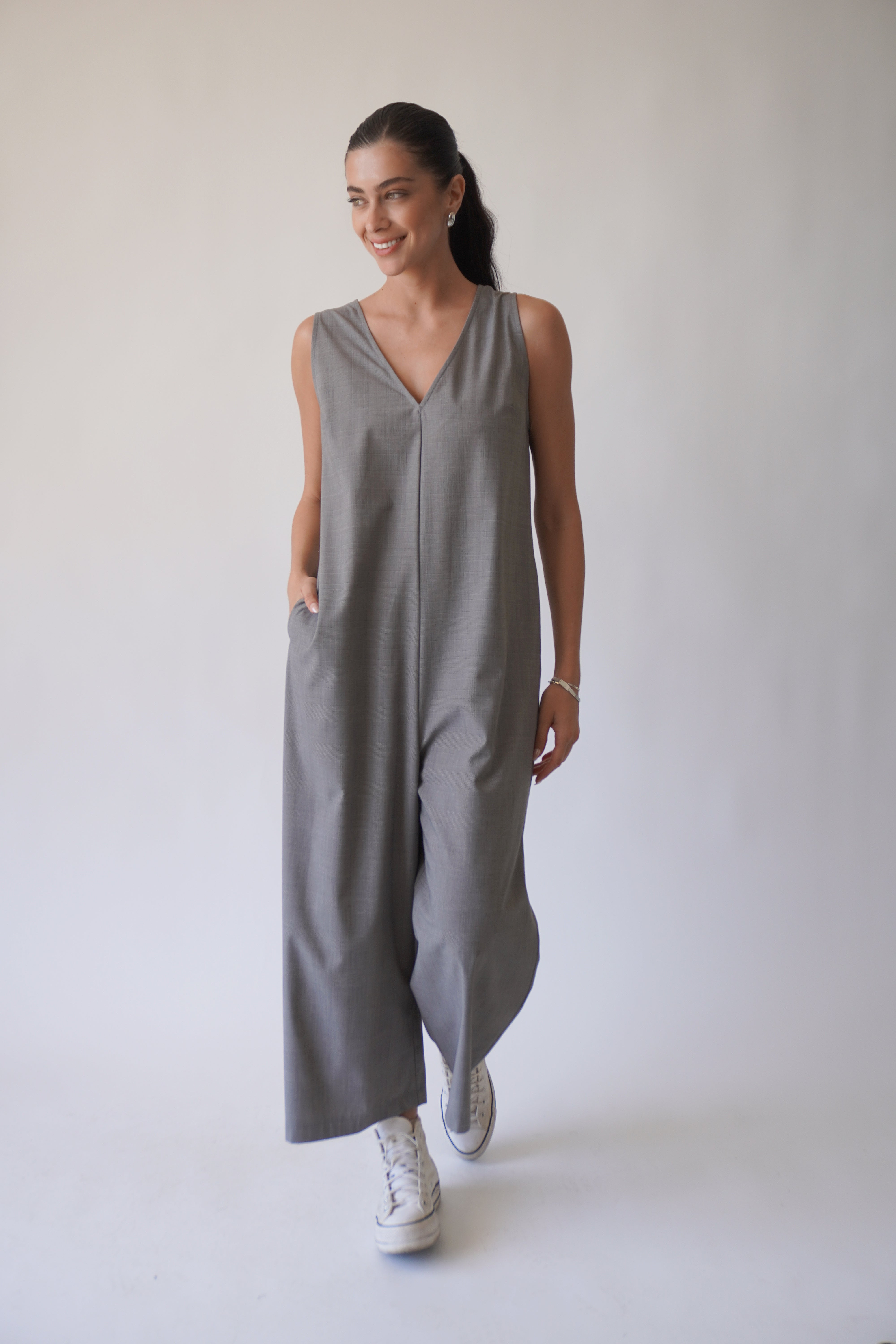 Felicia Jumpsuit / Grey