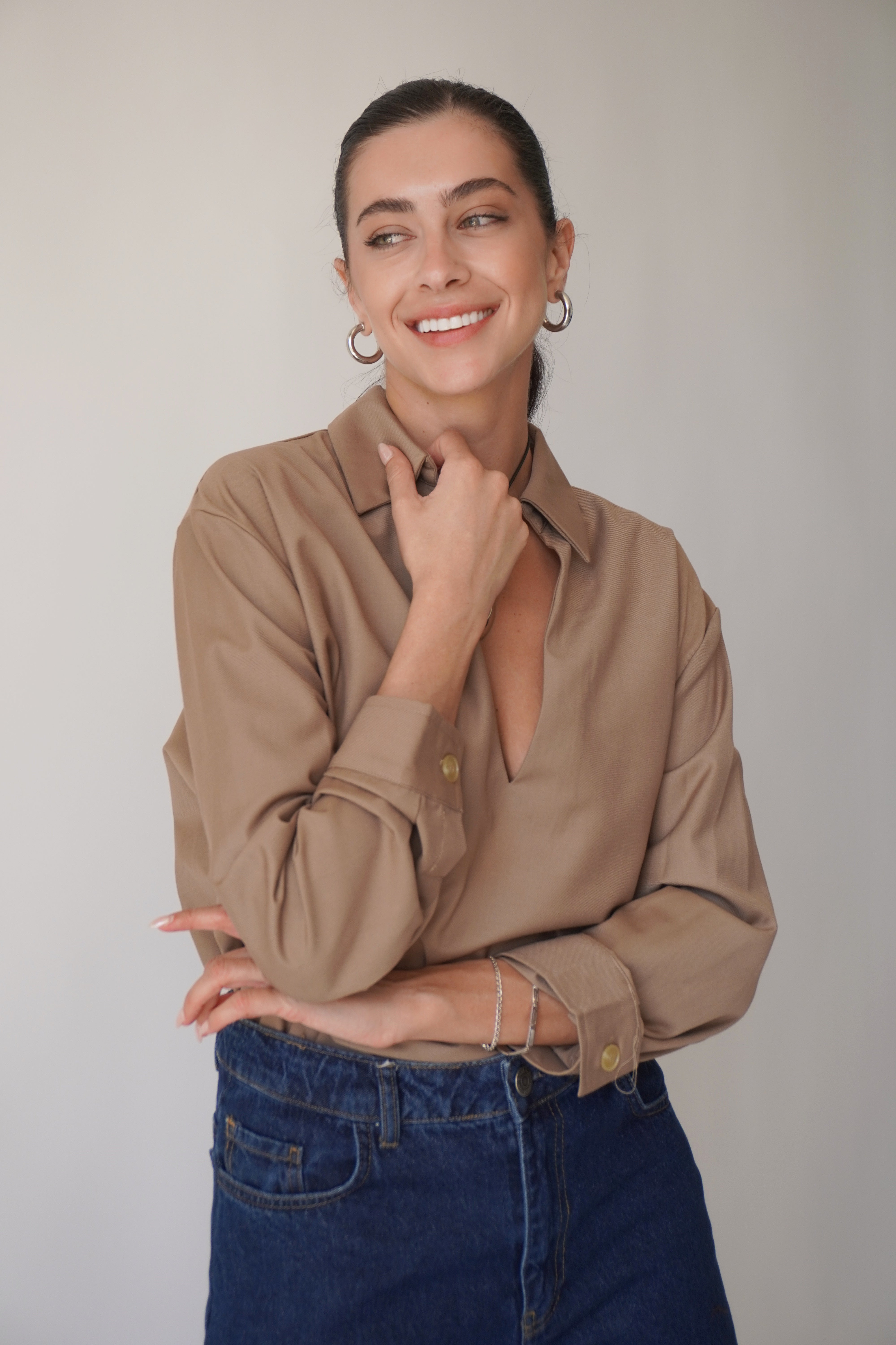 Cassia Top / Beige