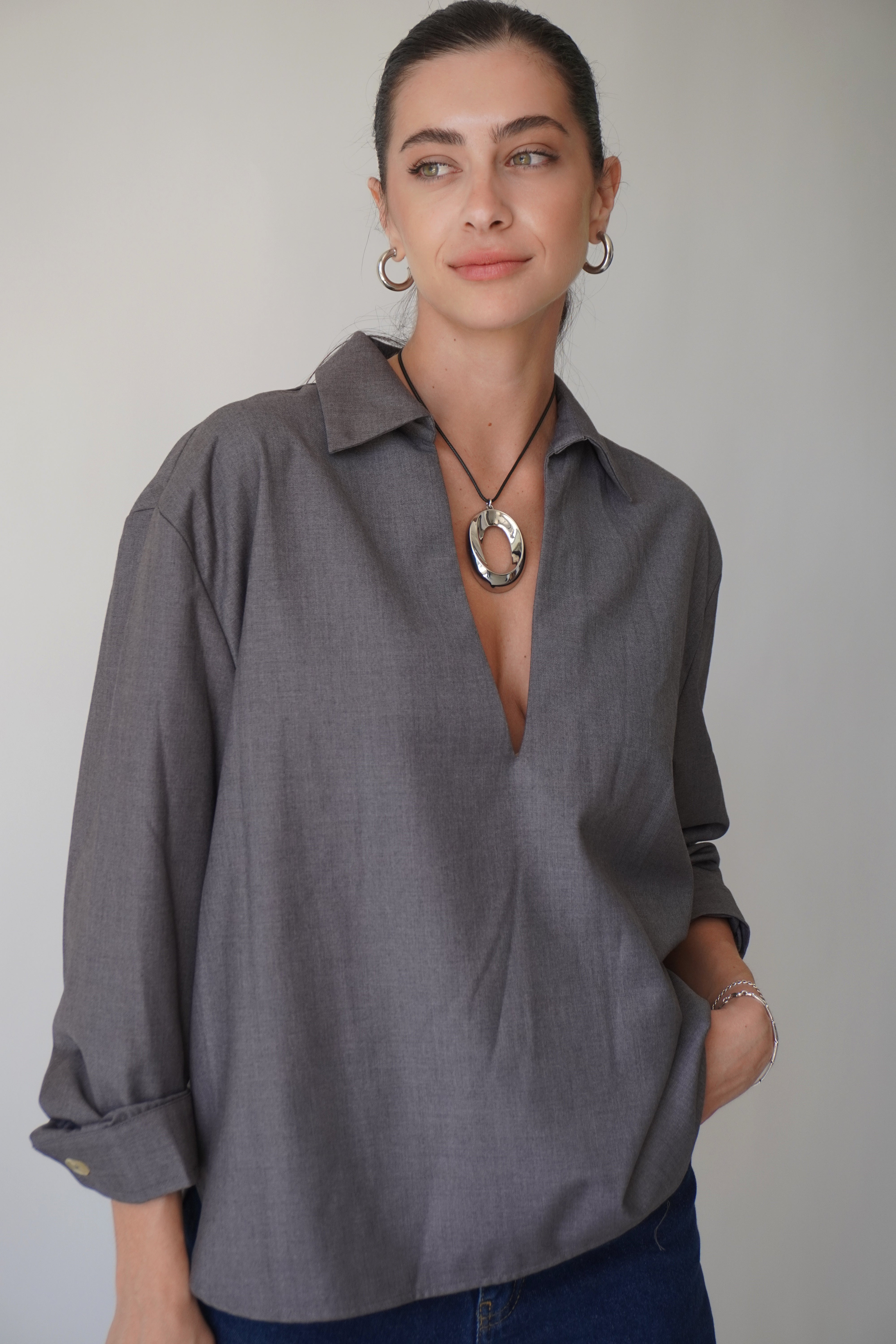 Cassia Top / Grey