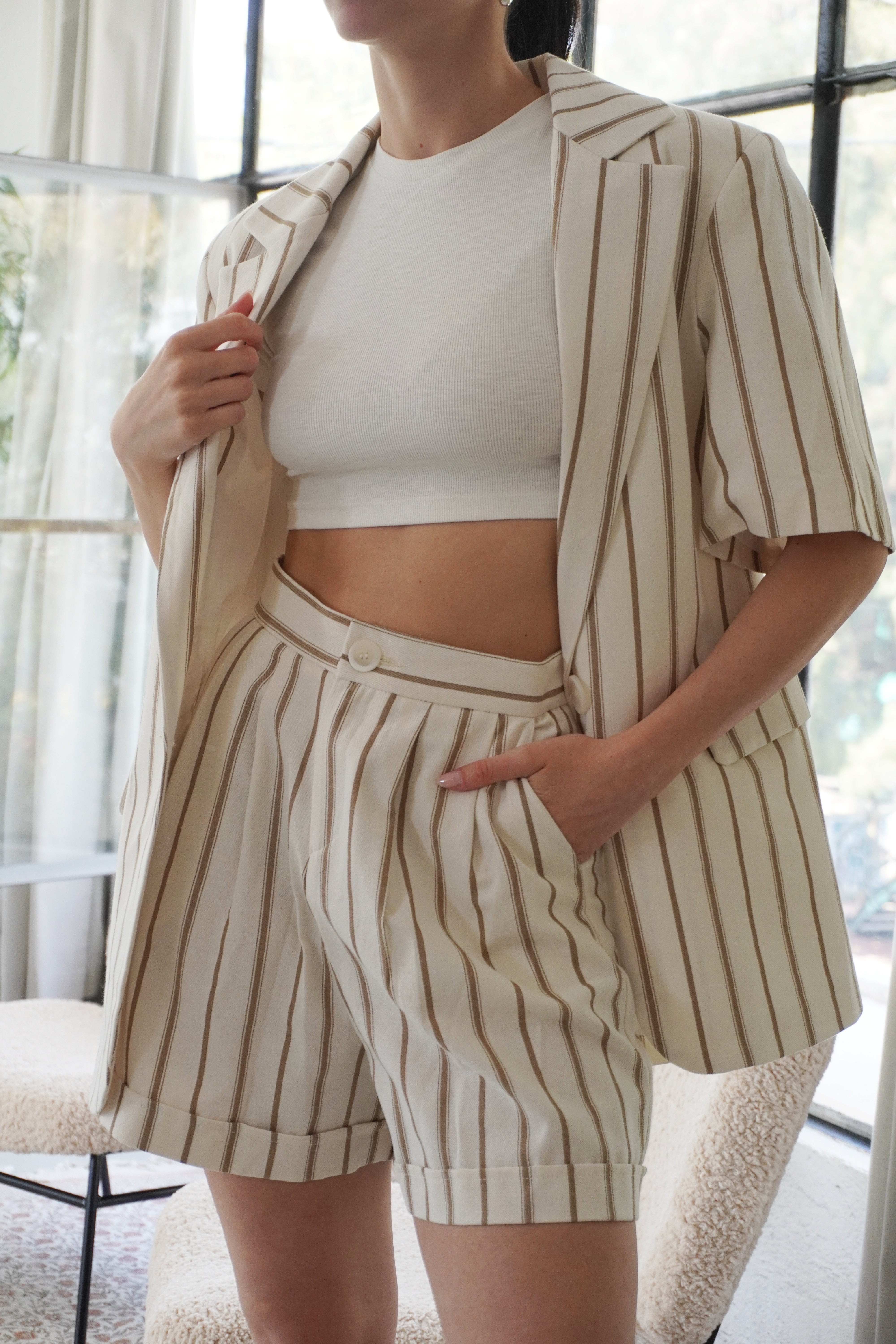 Dalia Shorts / Beige