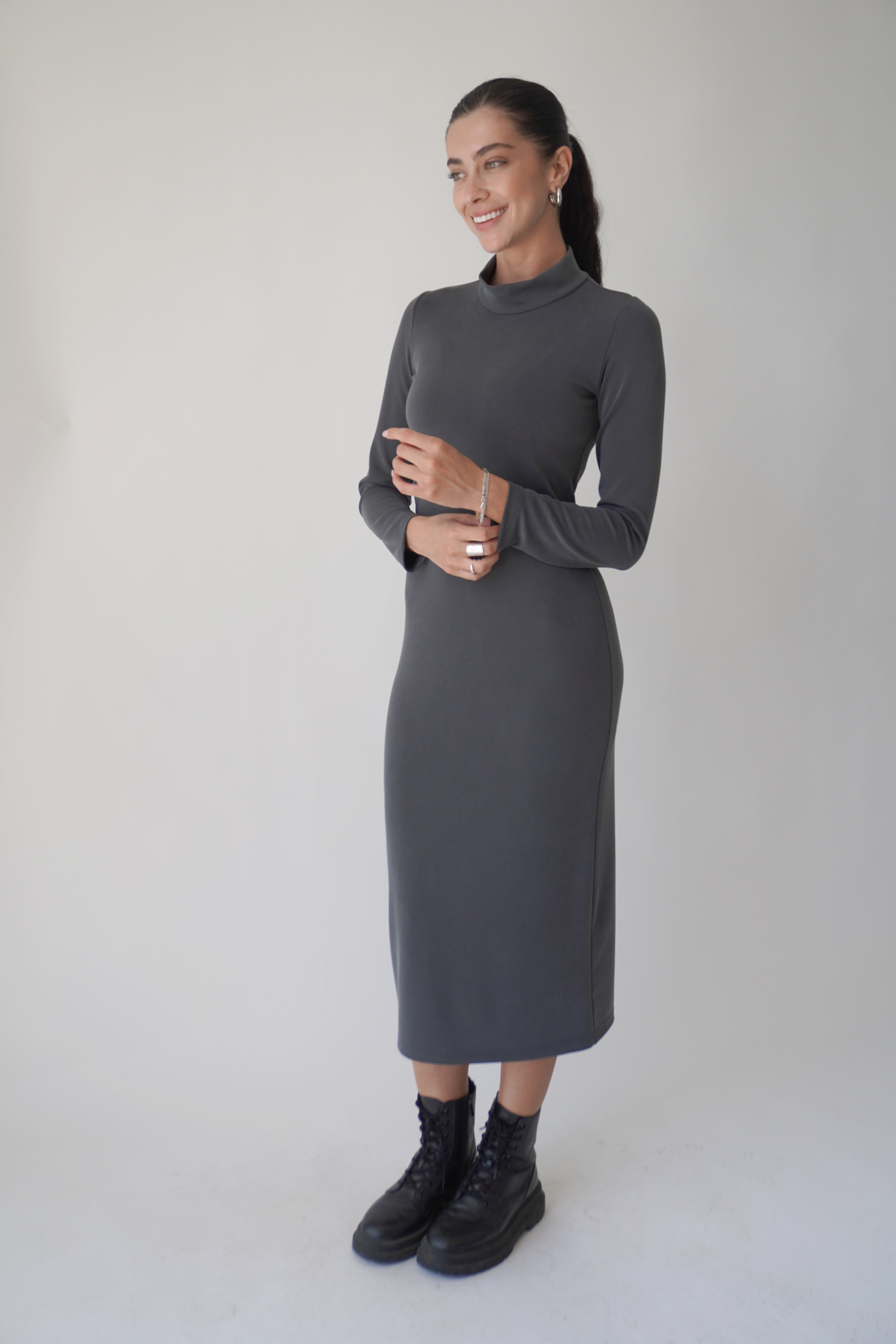 Emilia Dress / Grey