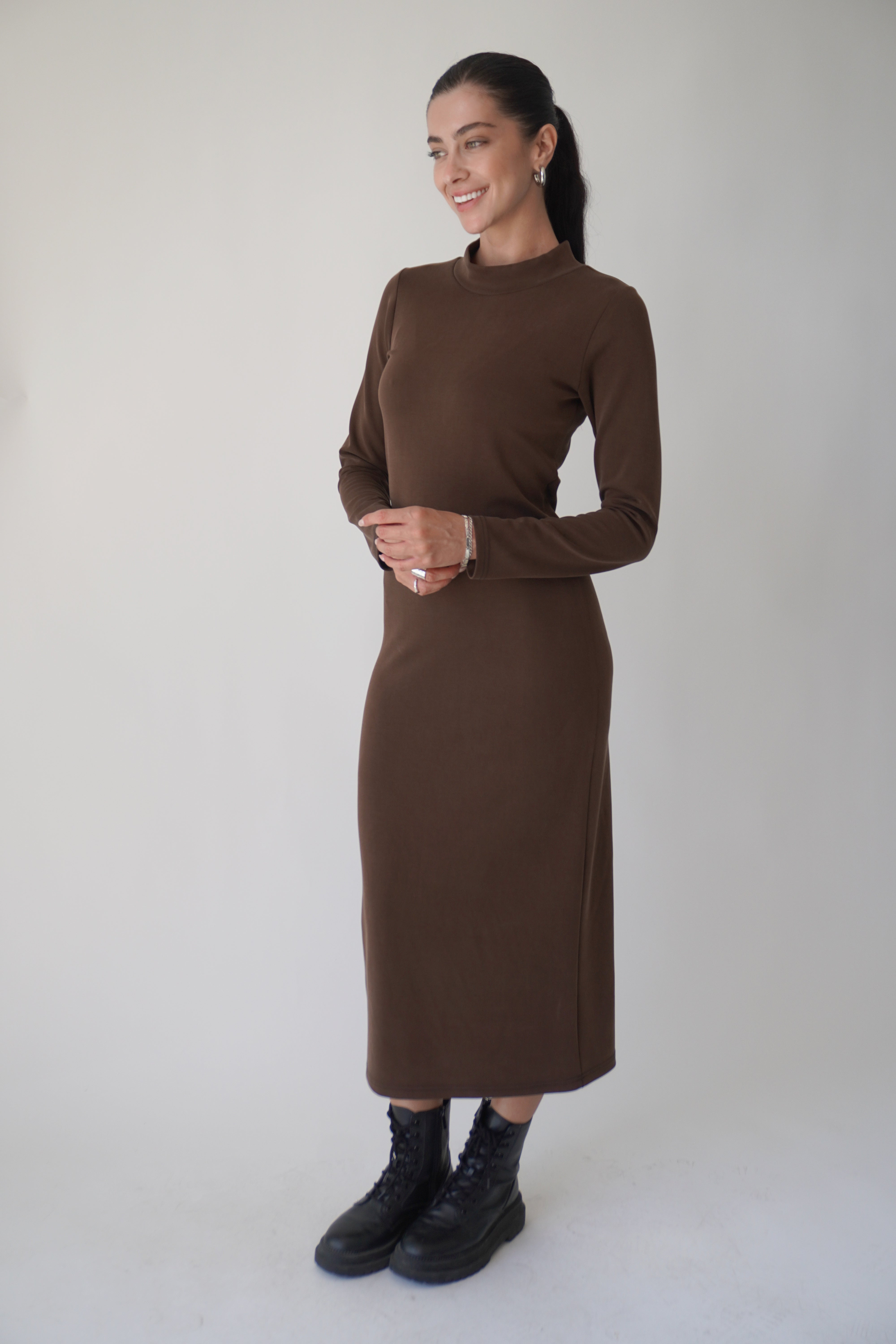 Emilia Dress / Brown