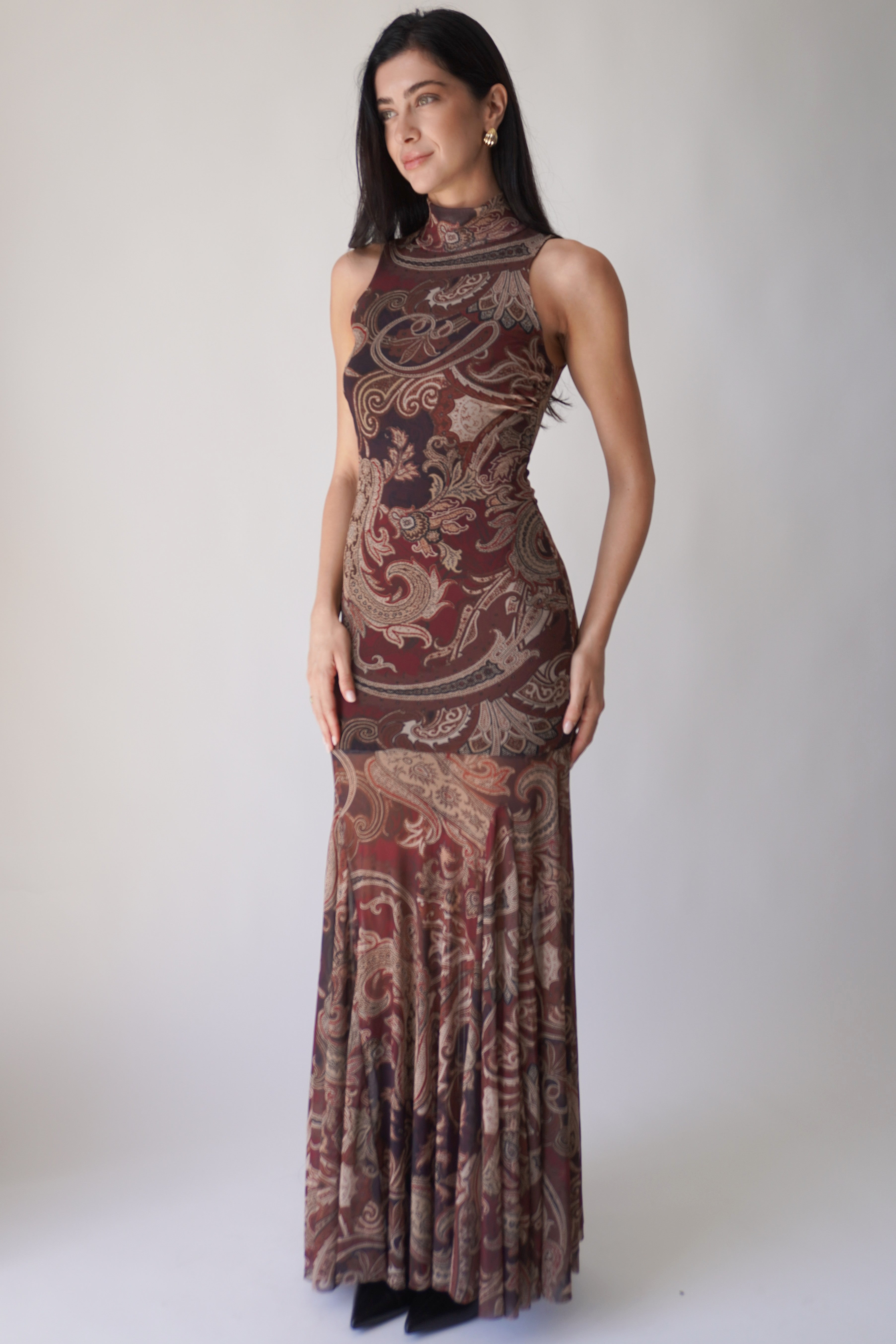 Ophelia Dress / Bordeaux