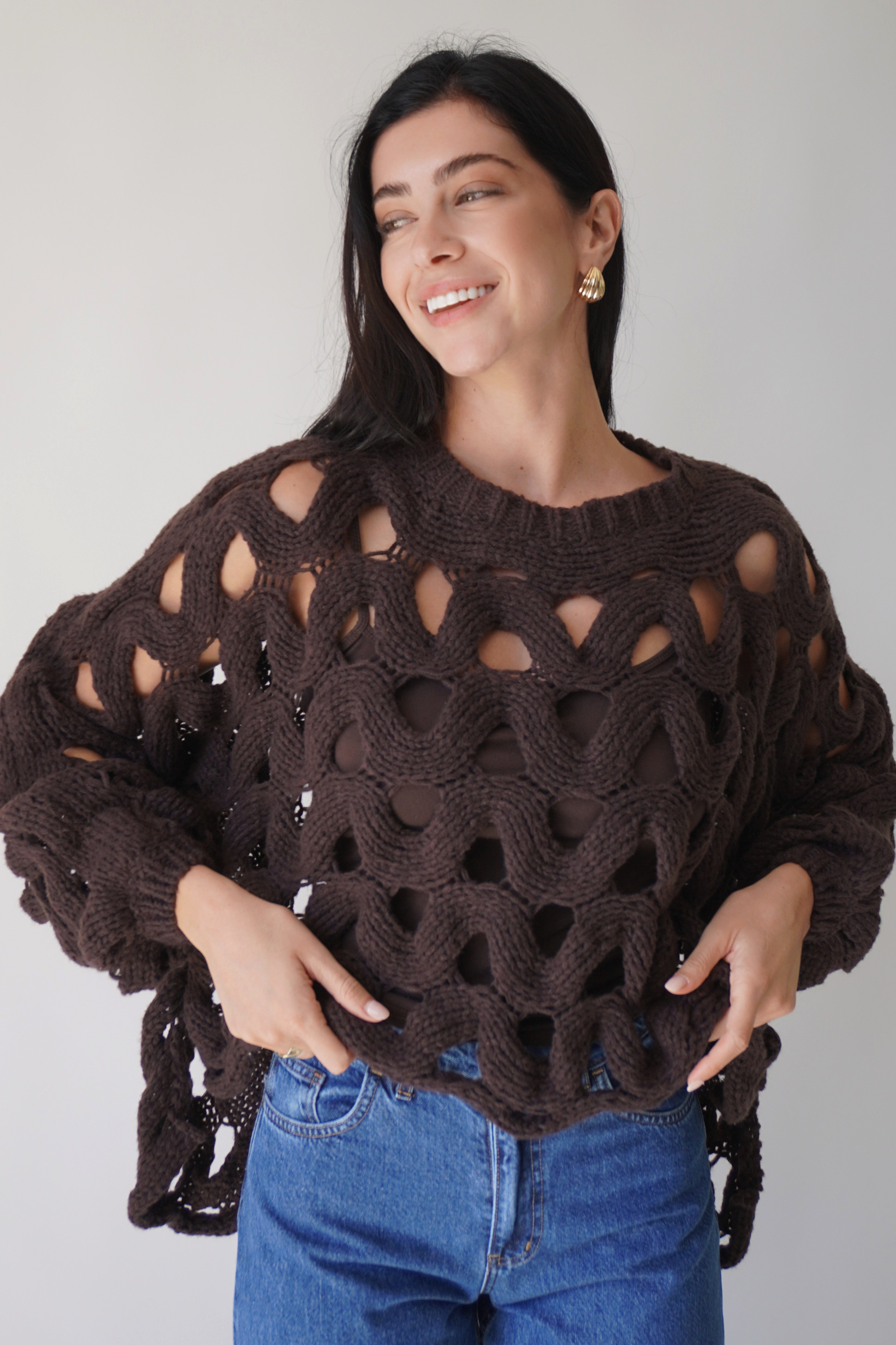 Violet Sweater / Brown