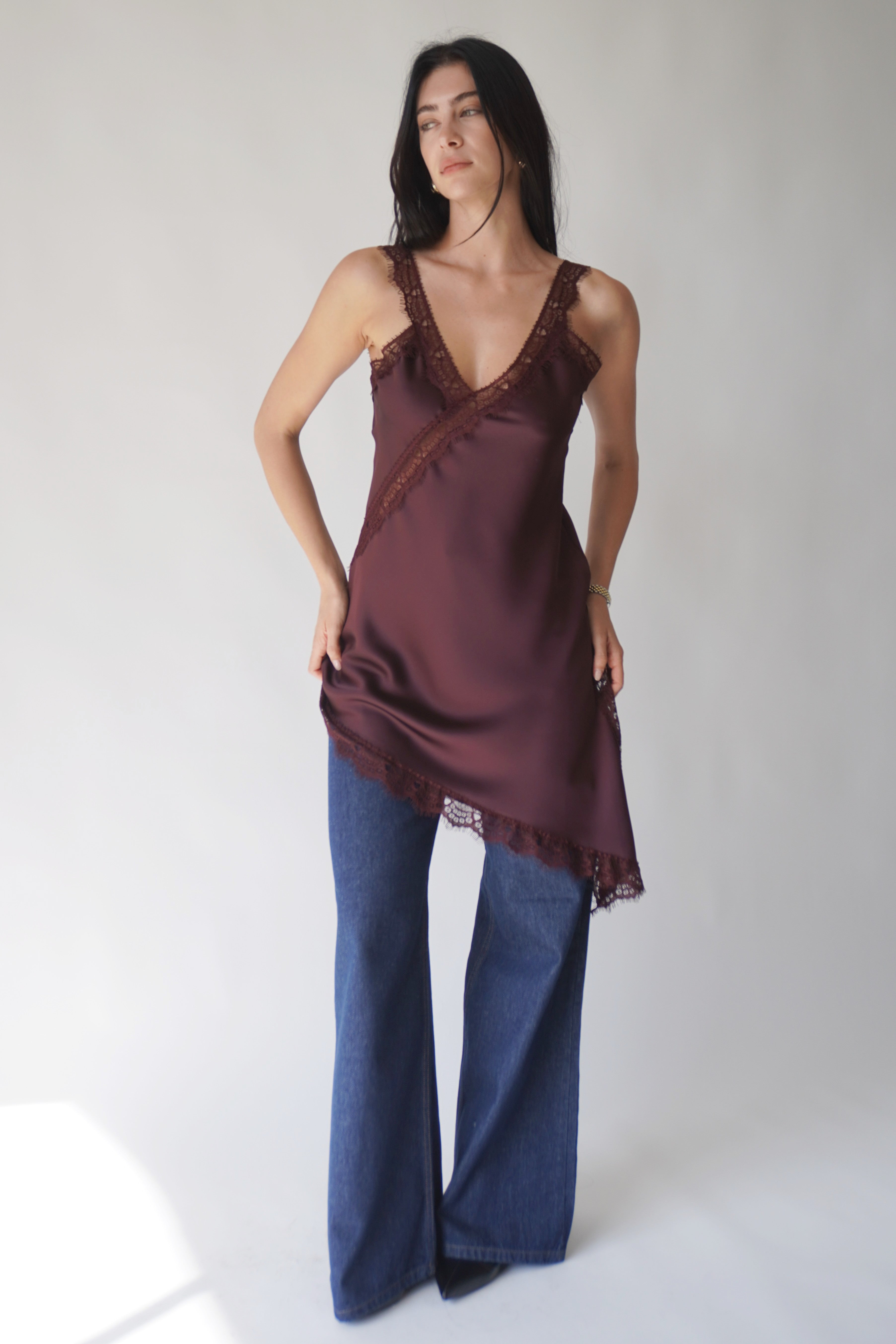 Carey Dress-Top / Bordeaux
