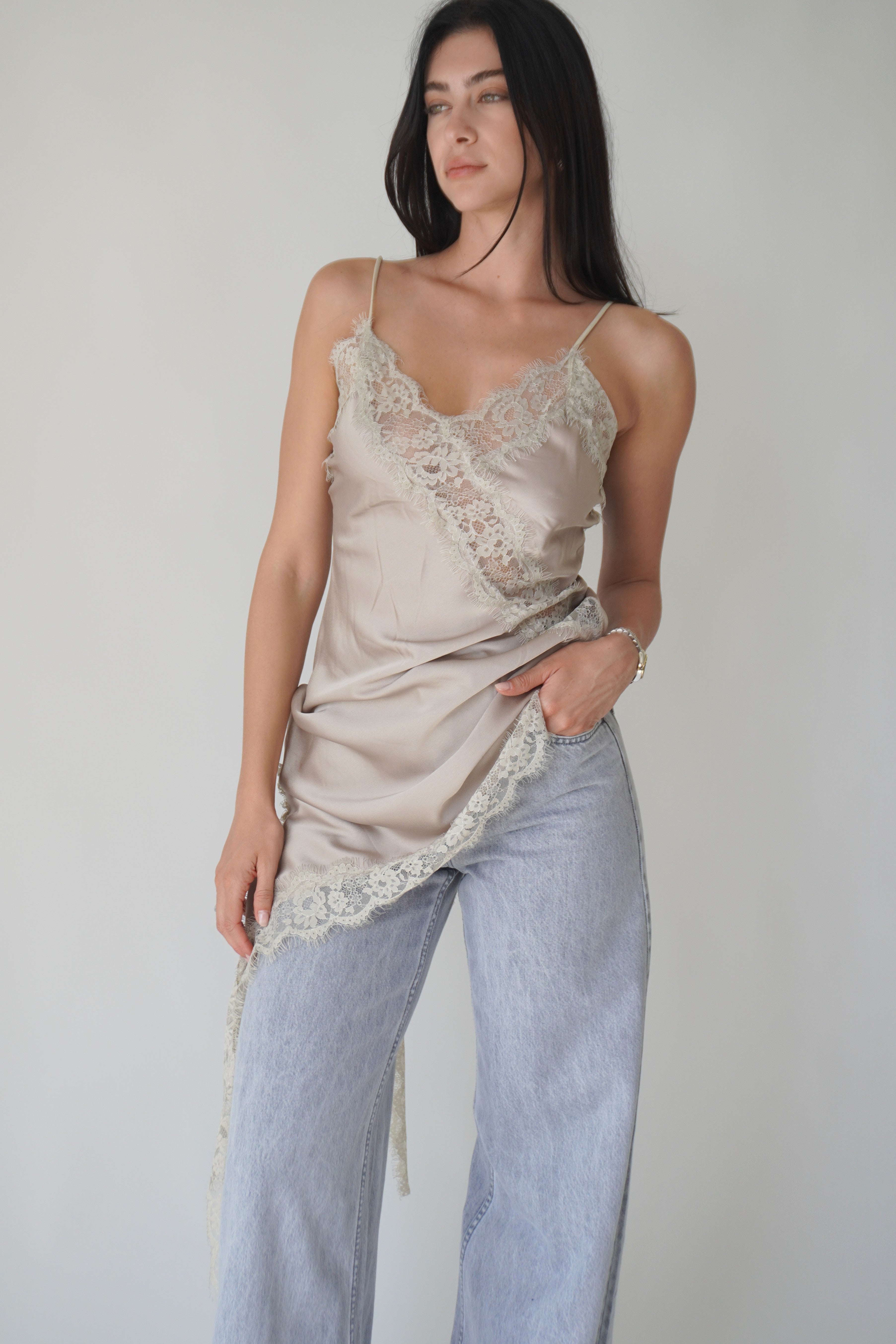 Dolly Dress-Top / Ecru