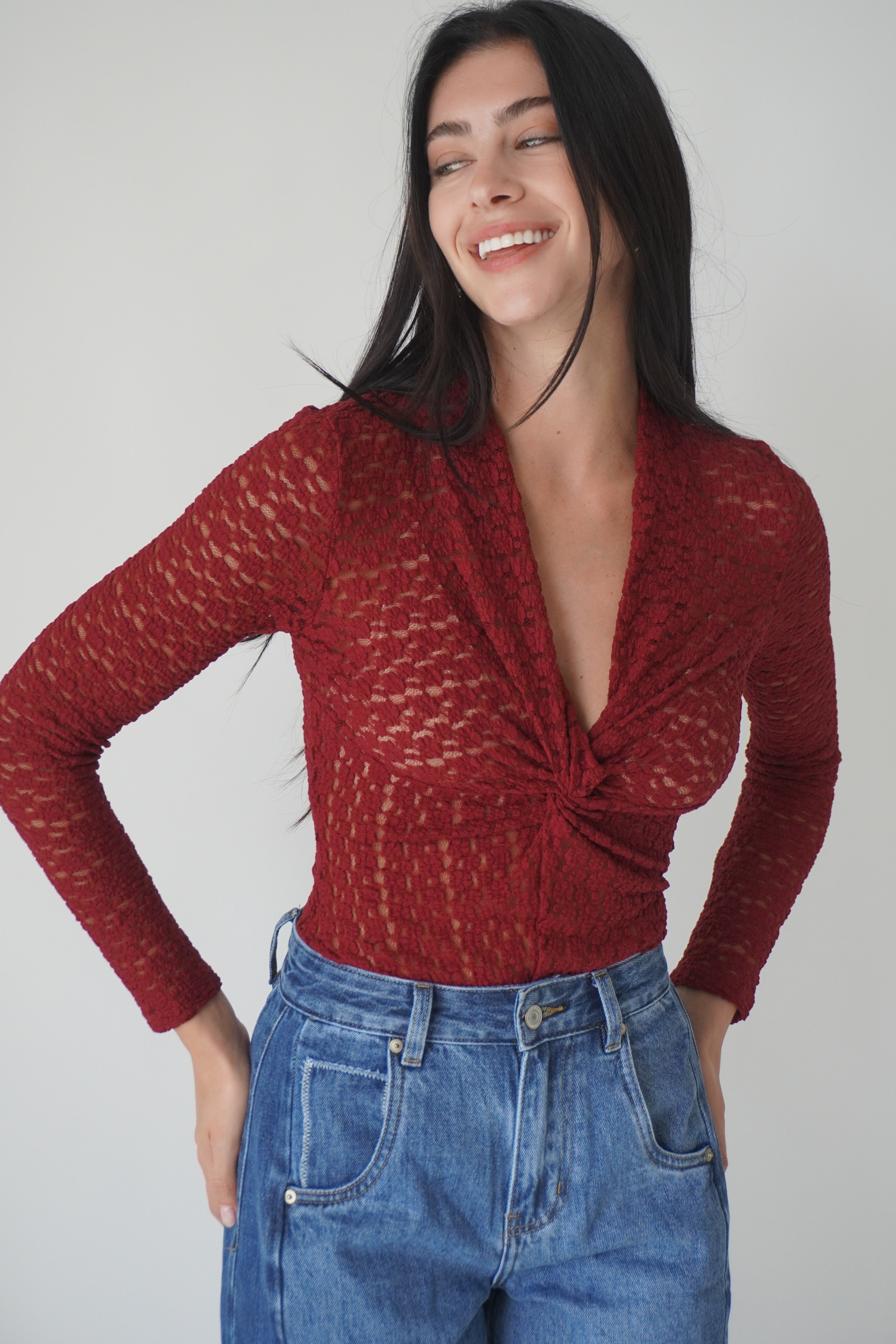 Adison Bodysuit / Bordeaux