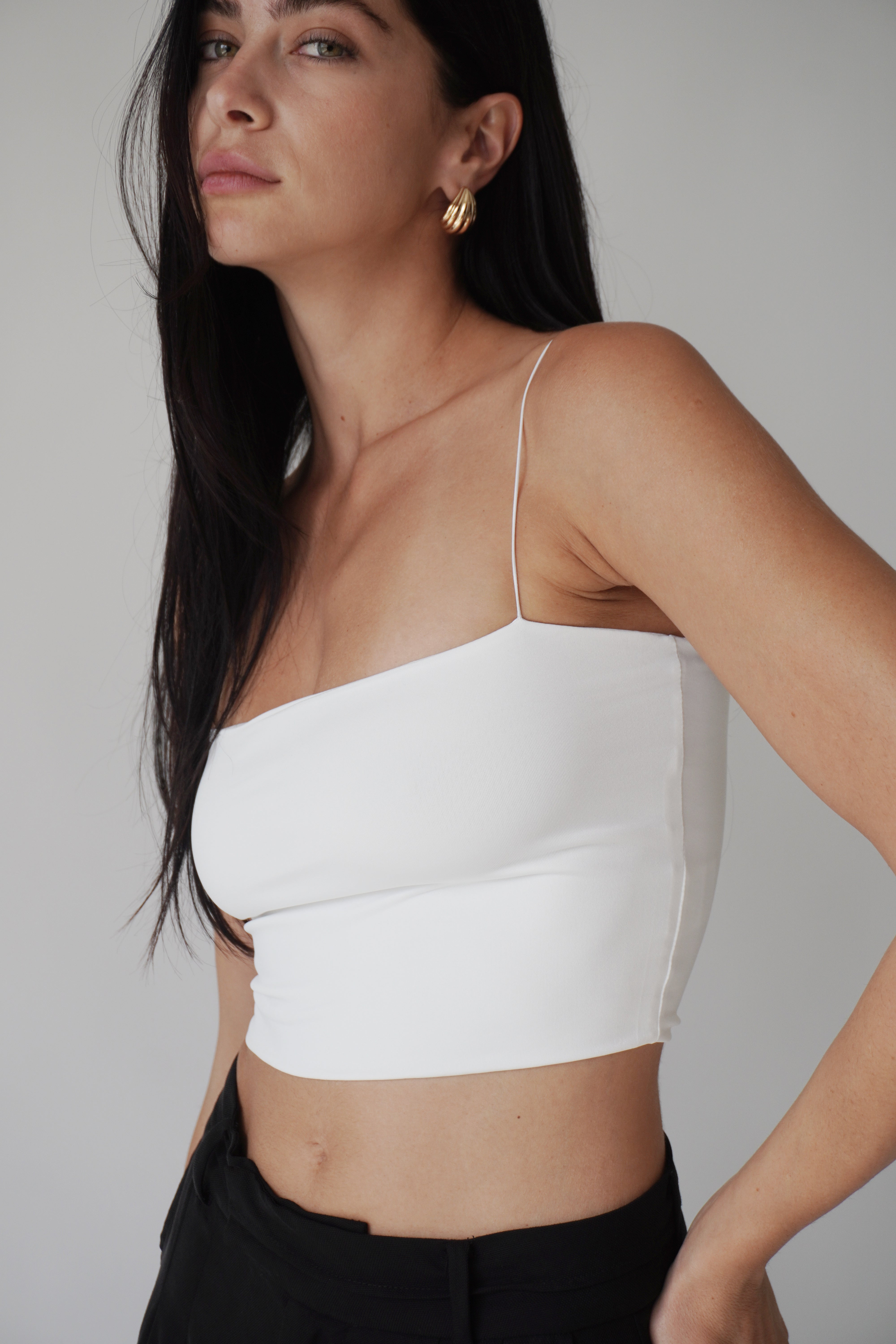 Violet Top / White