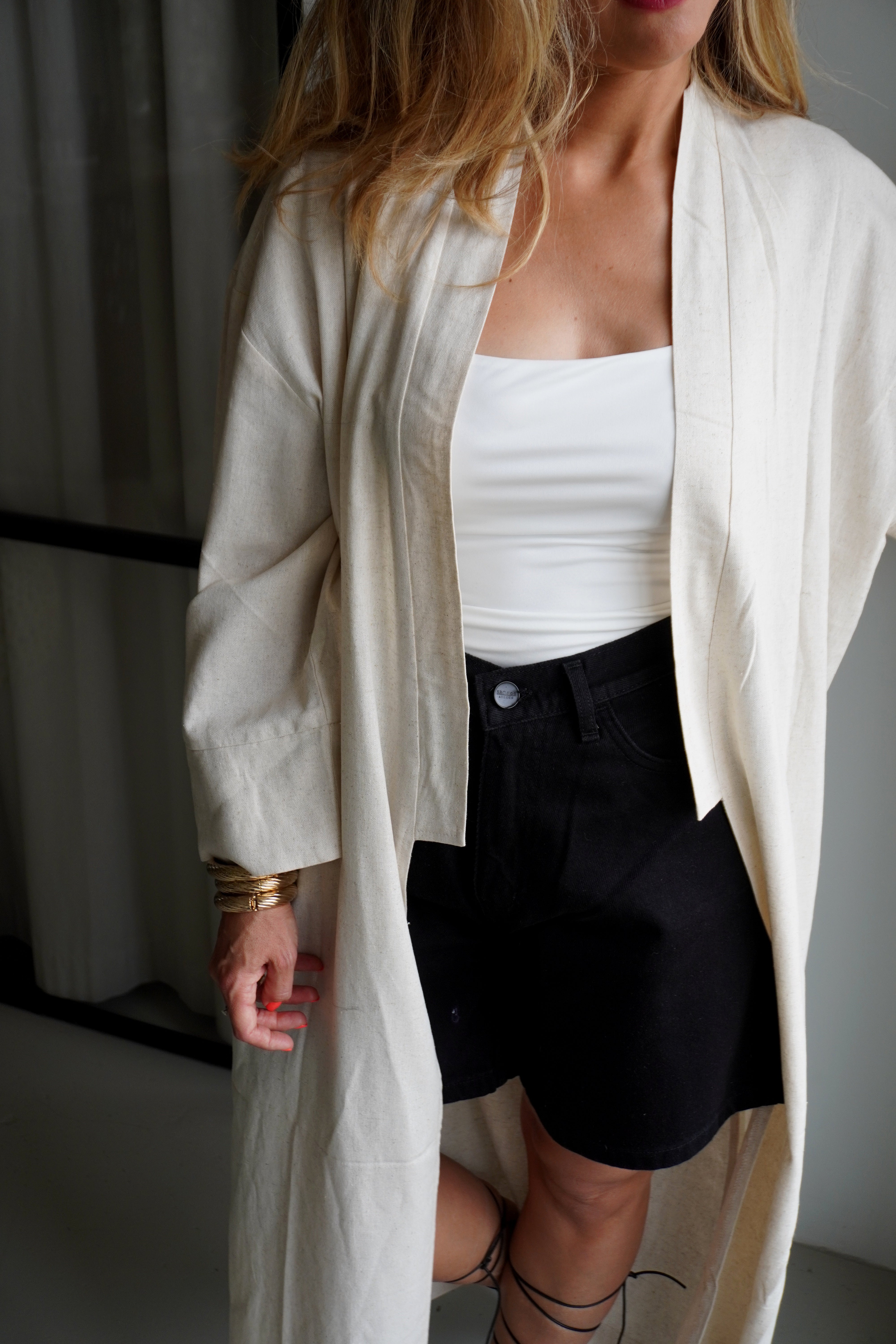 Stavriana Kimono / Ecru