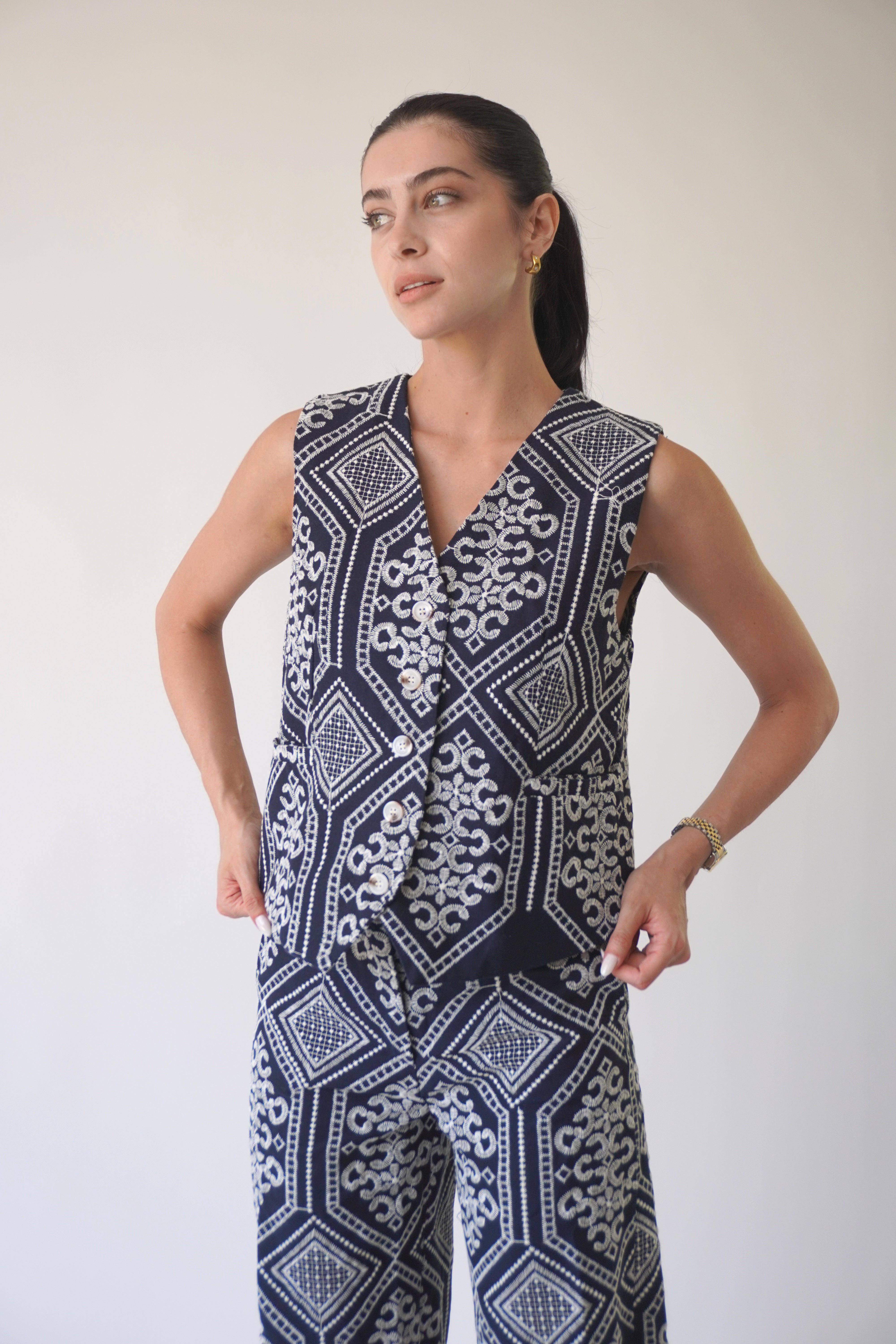 Arya Vest / Blue