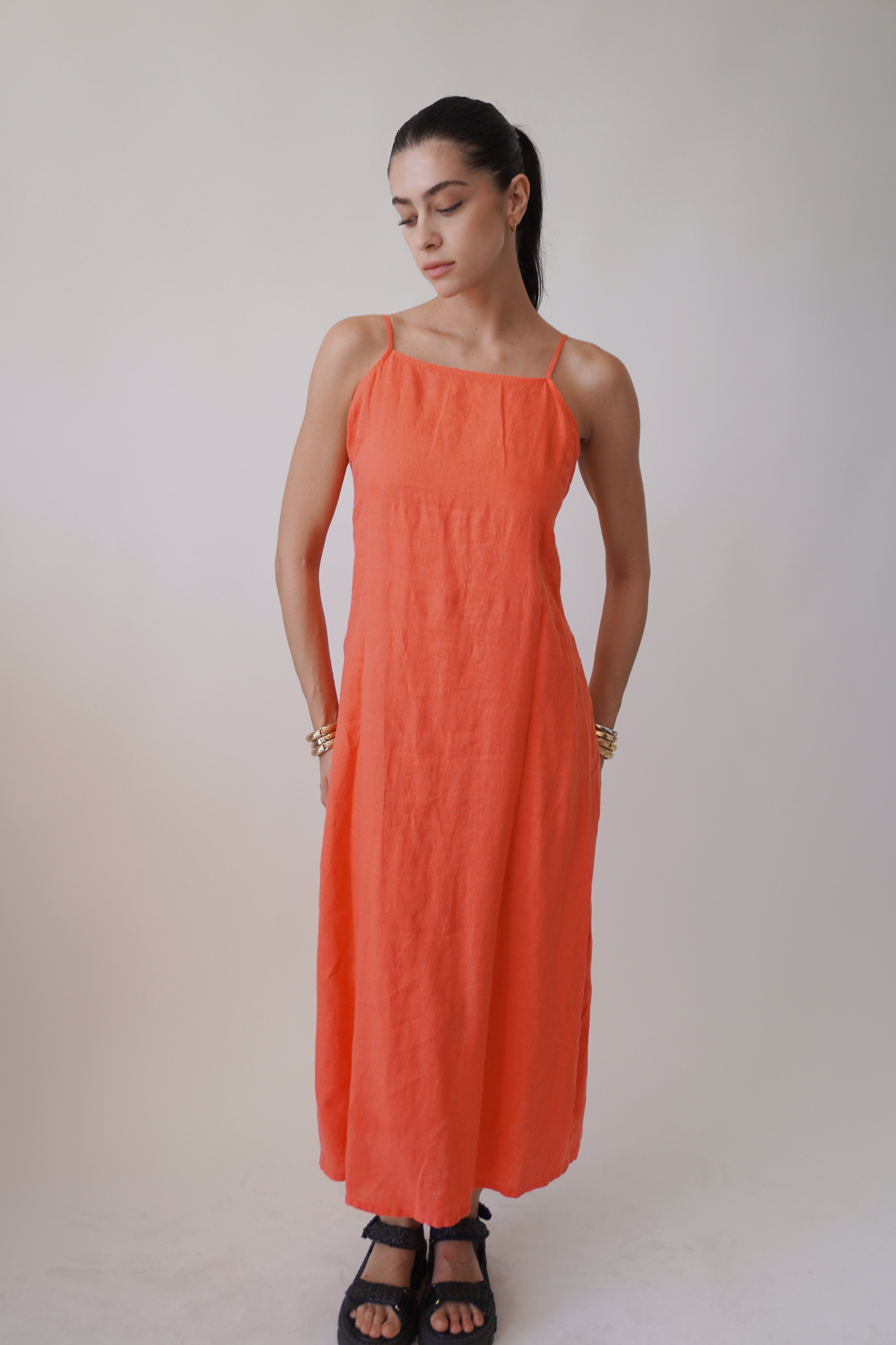 Wakaya Dress / Coral