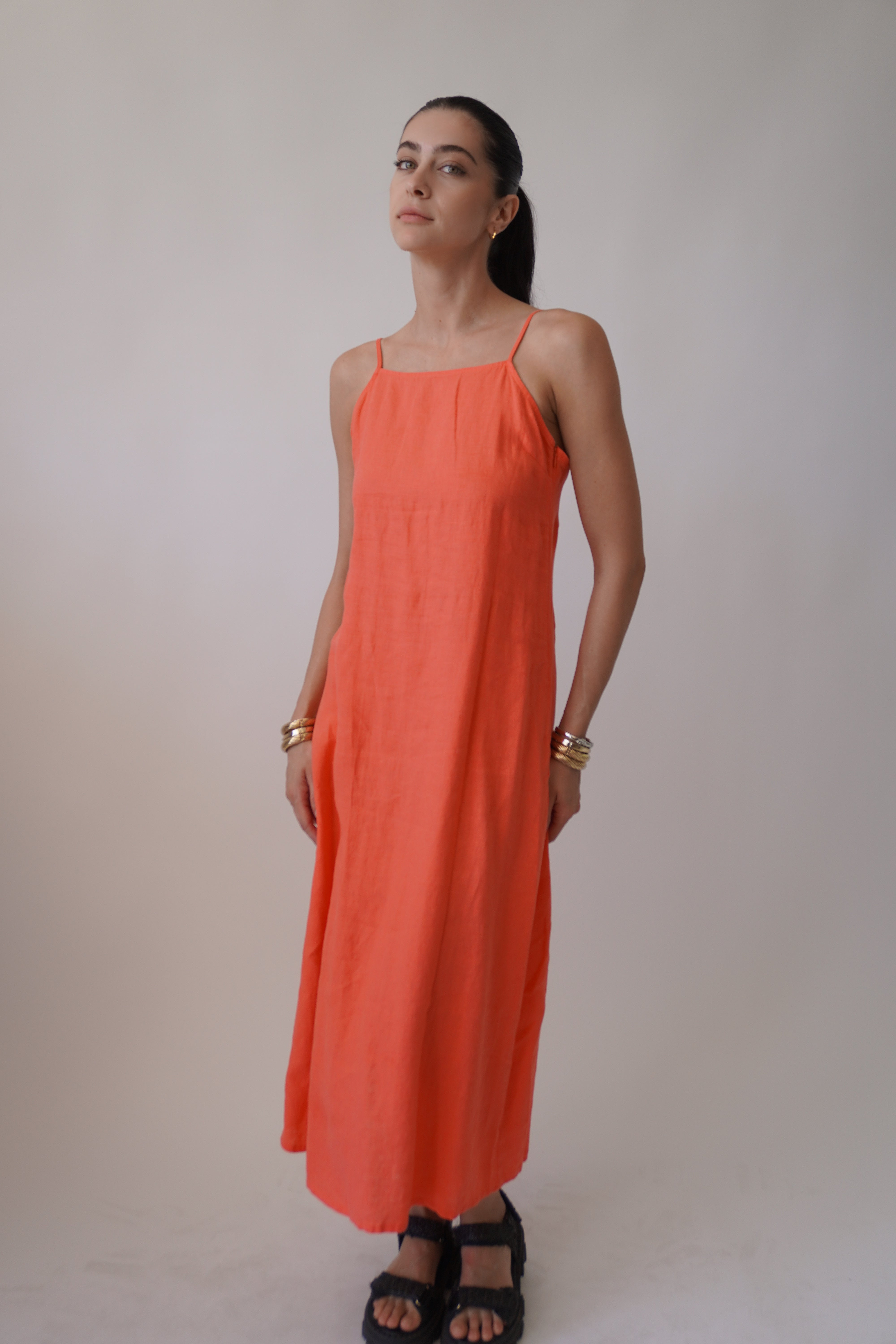 Wakaya Dress / Coral