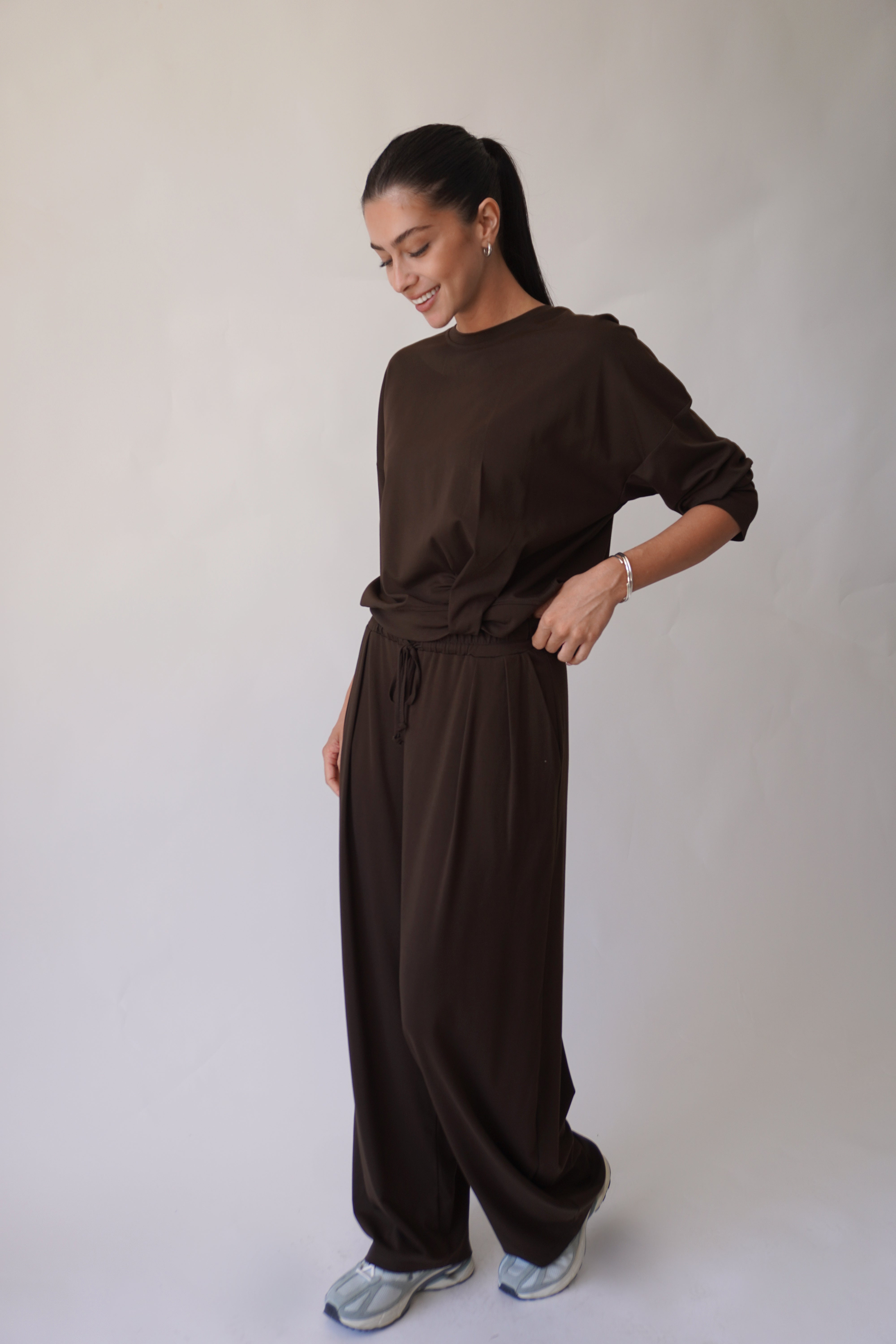 Alisha Sweatshirt / Brown