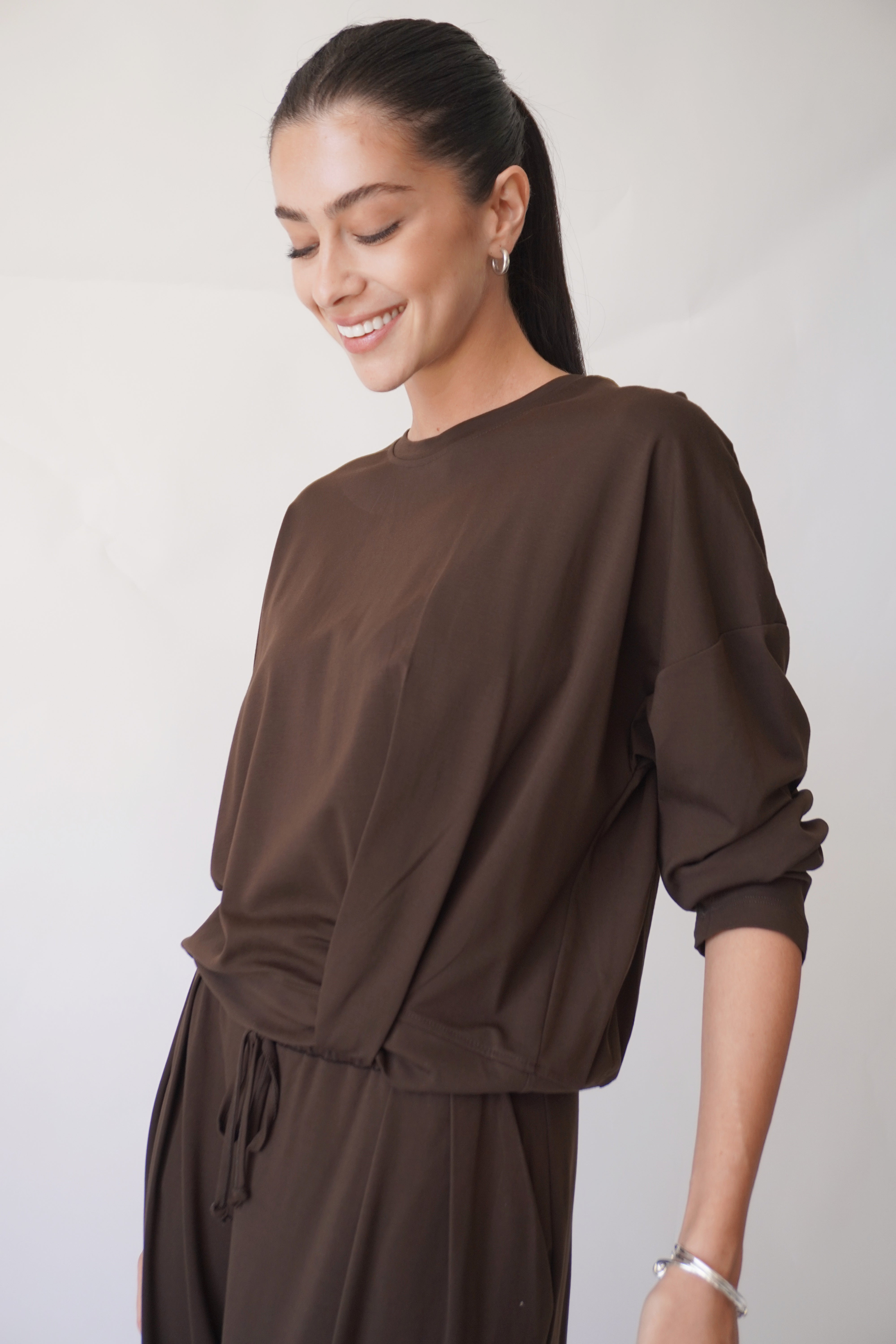 Alisha Sweatshirt / Brown