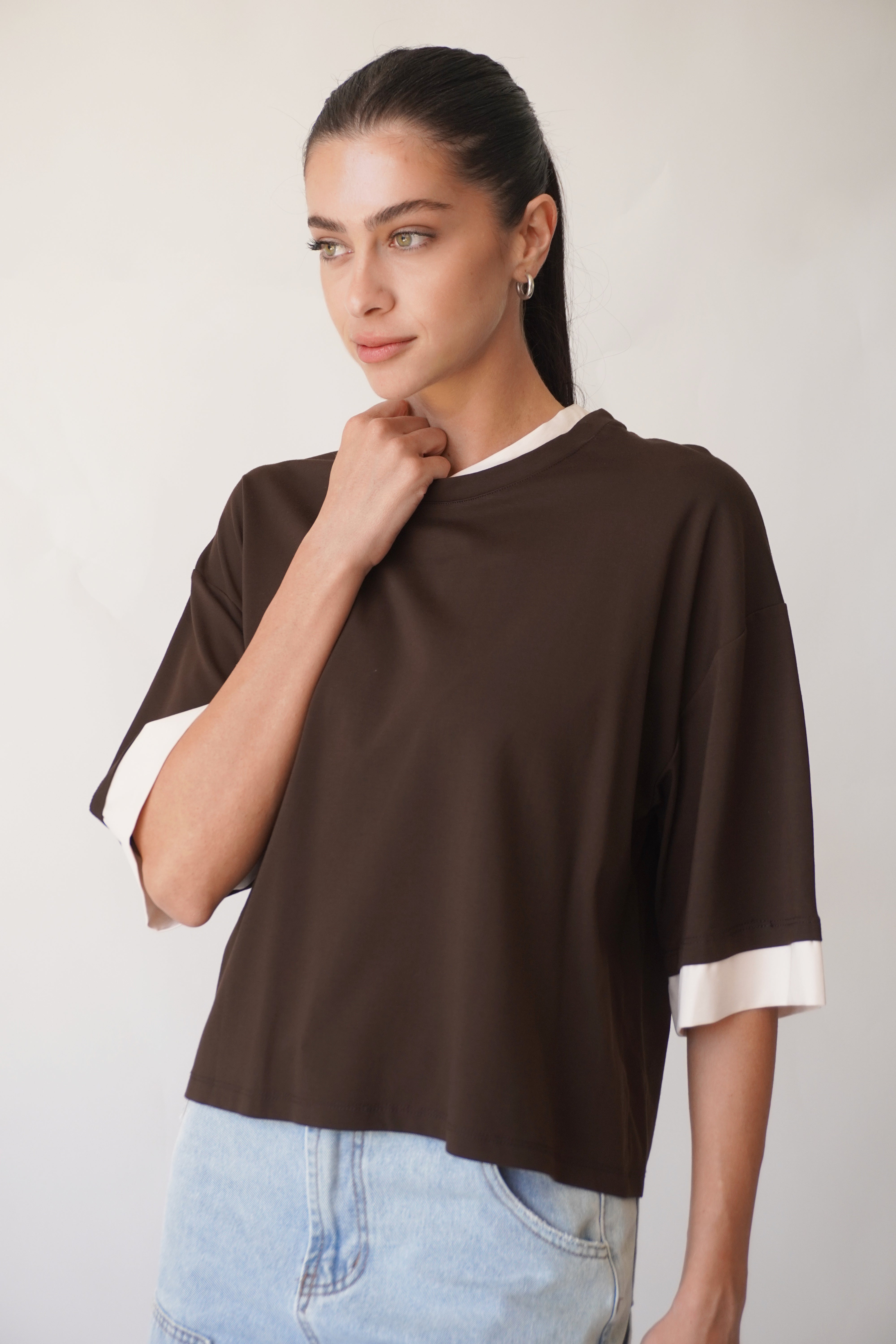 Lilia Top / Brown