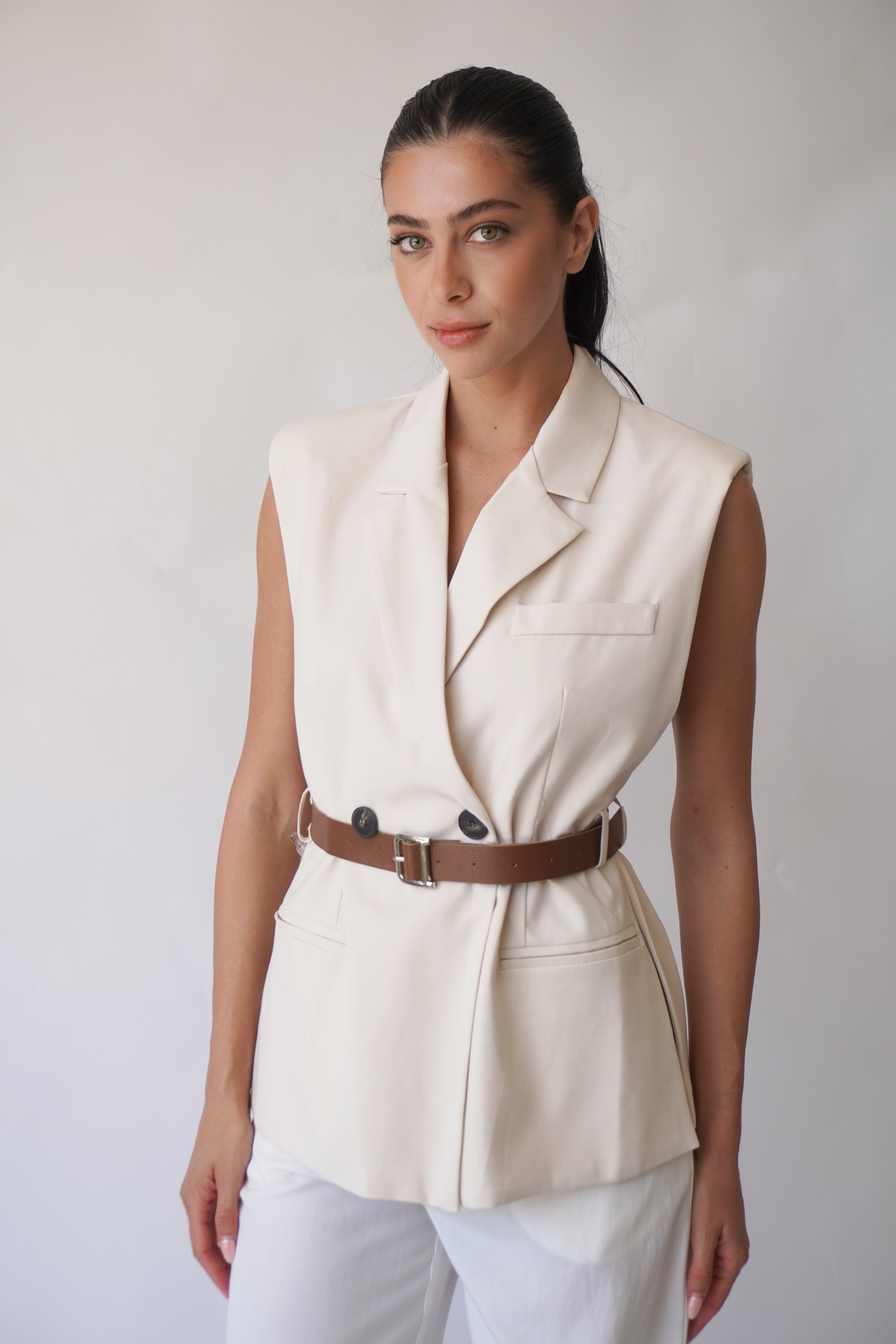 Vera Vest / Cream