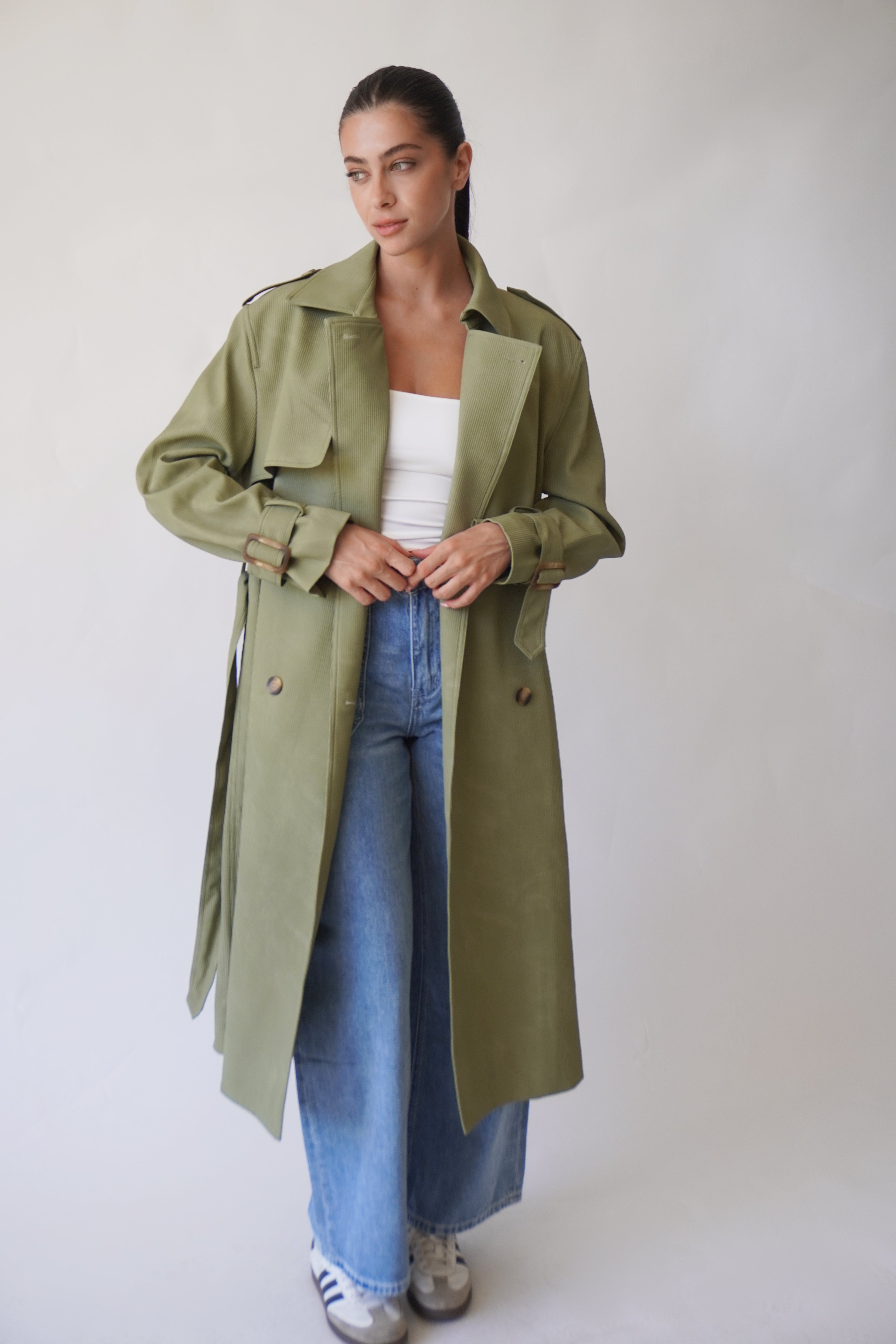 Daria Trenchcoat / Green