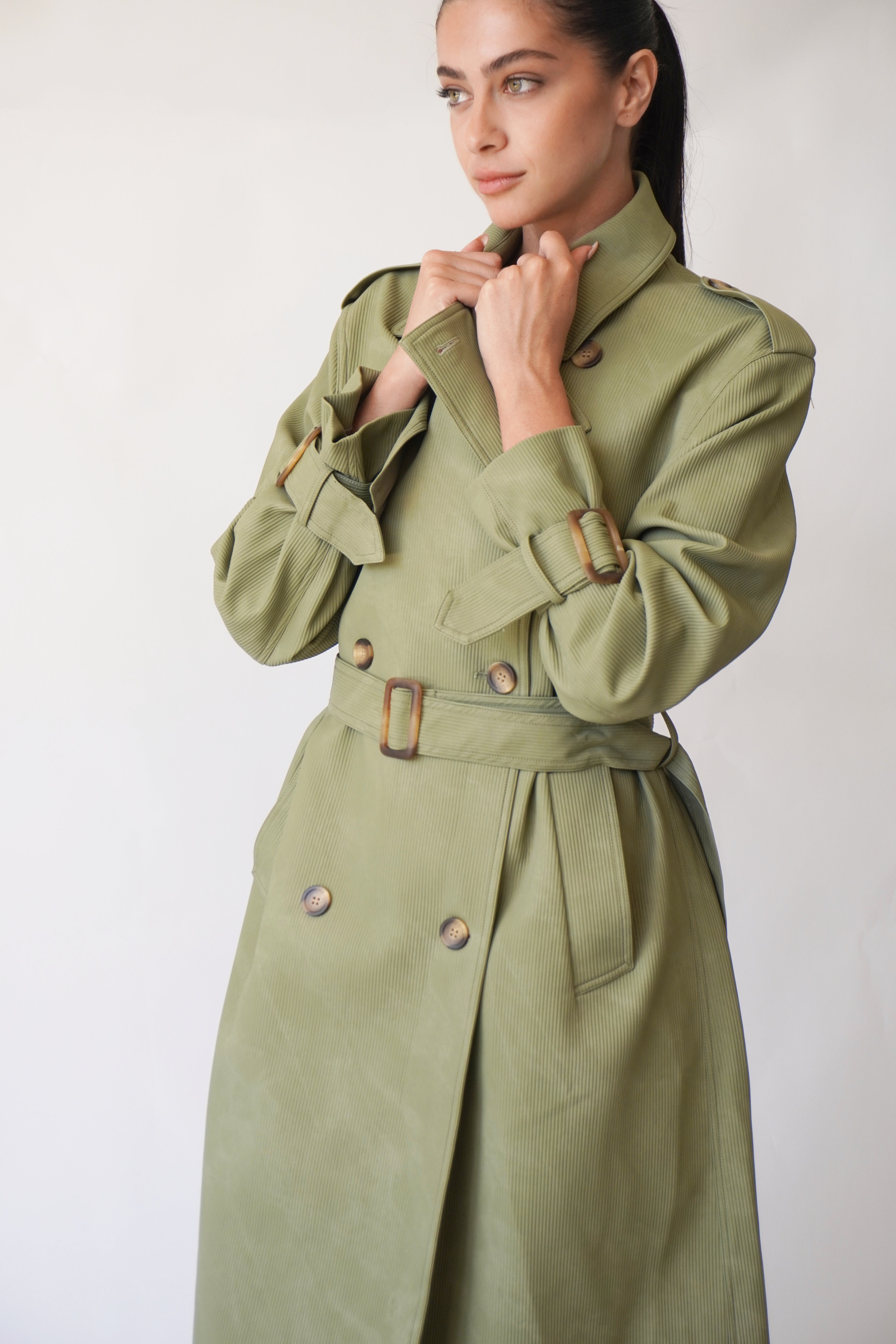 Daria Trenchcoat / Green