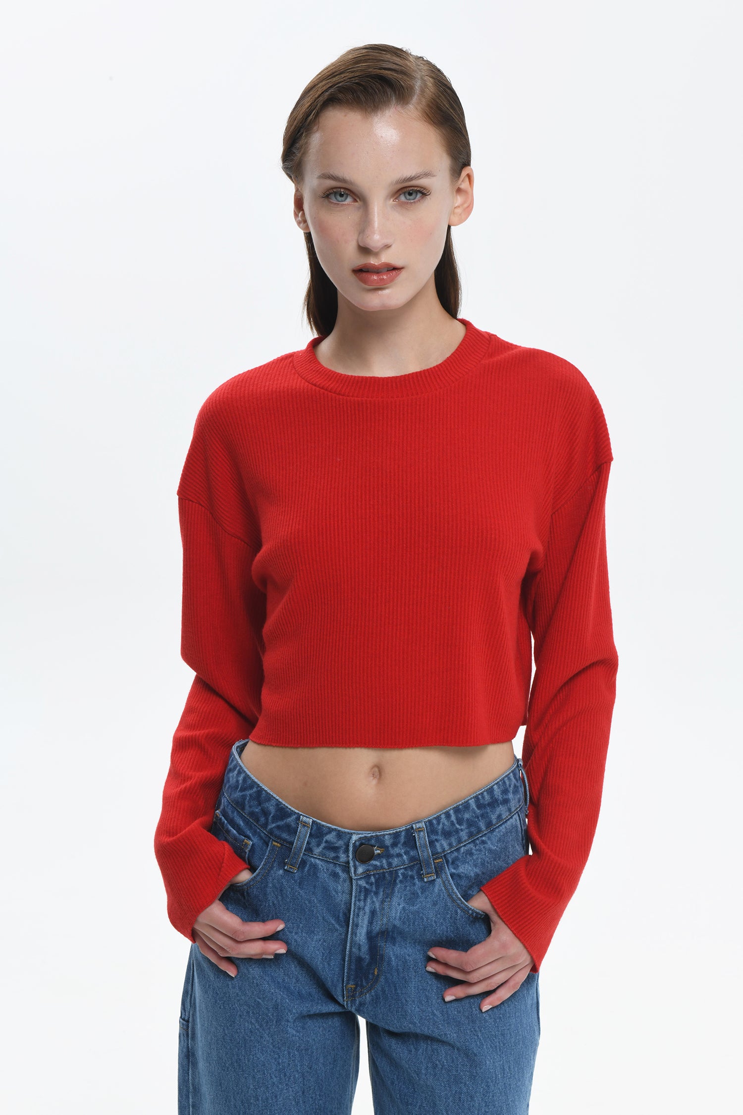 Gio Rib Top / Red