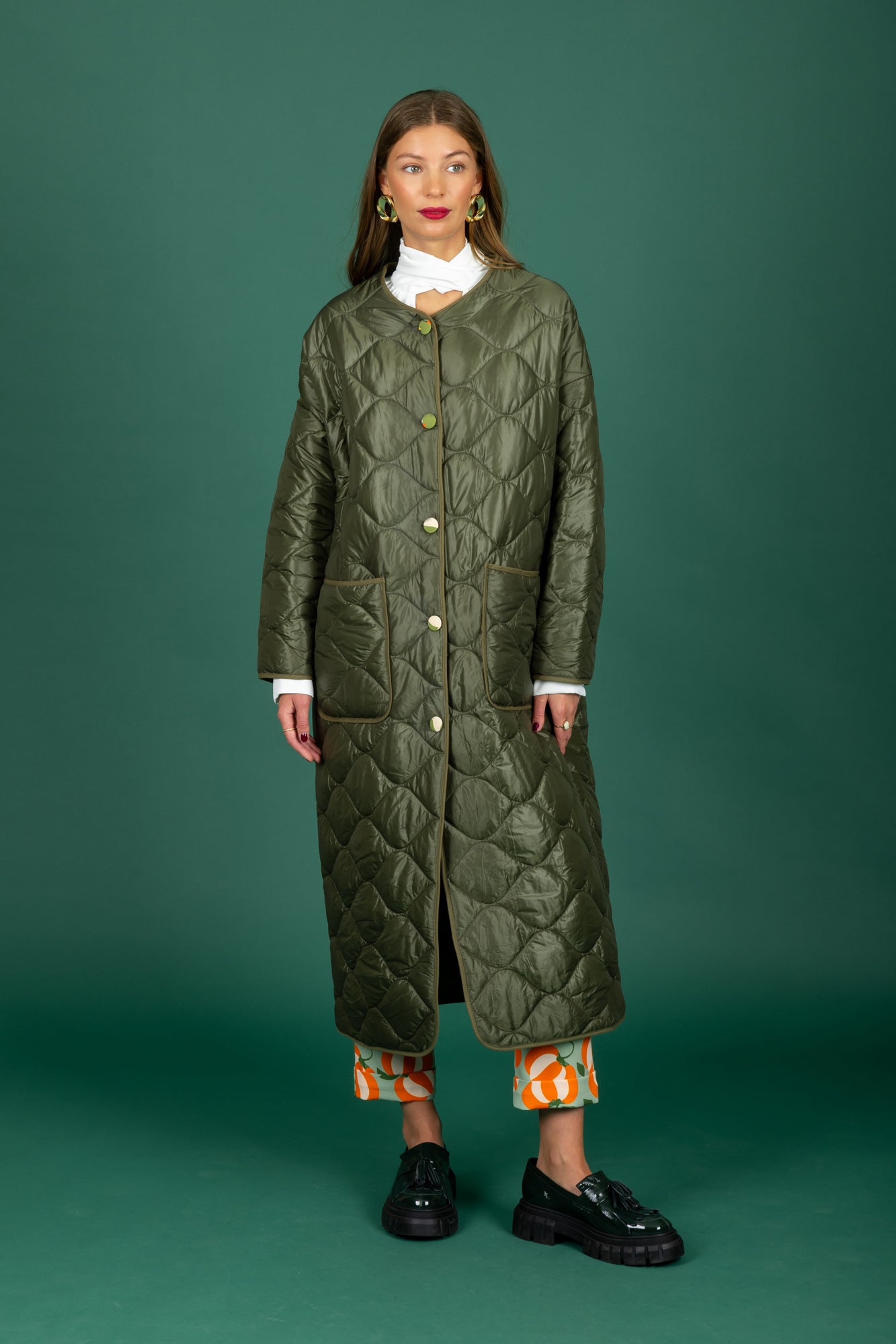 Puffer Coat / Olive