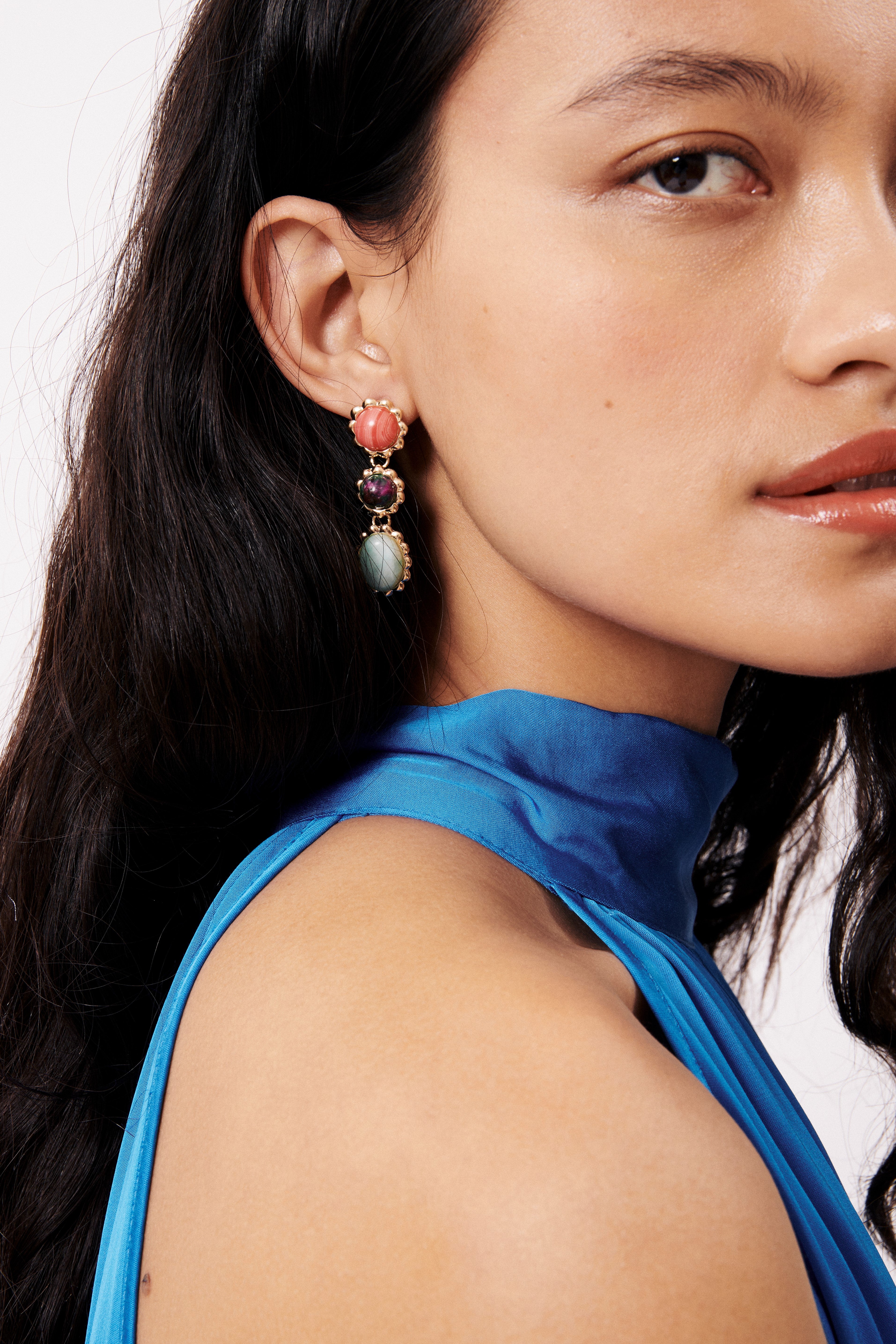 Boucle D'Oreille Earings / Turquoise