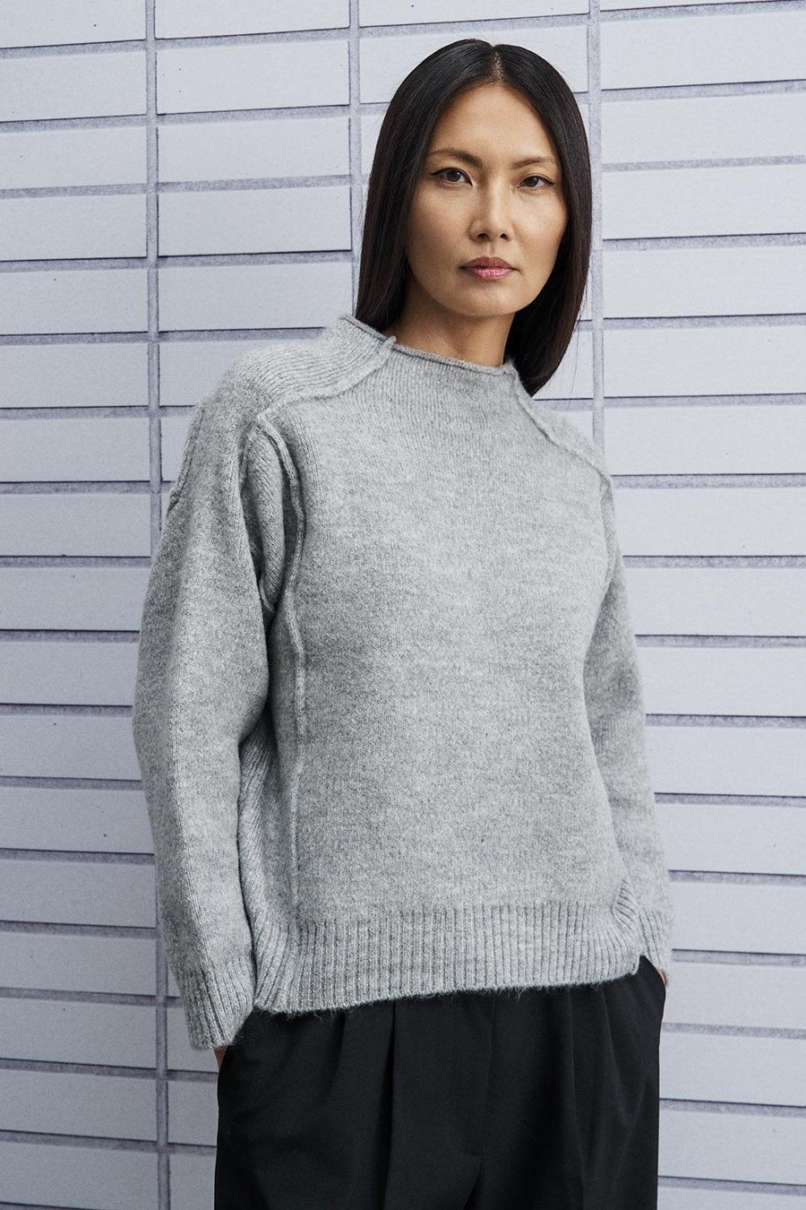 Regular Sweater / Grey