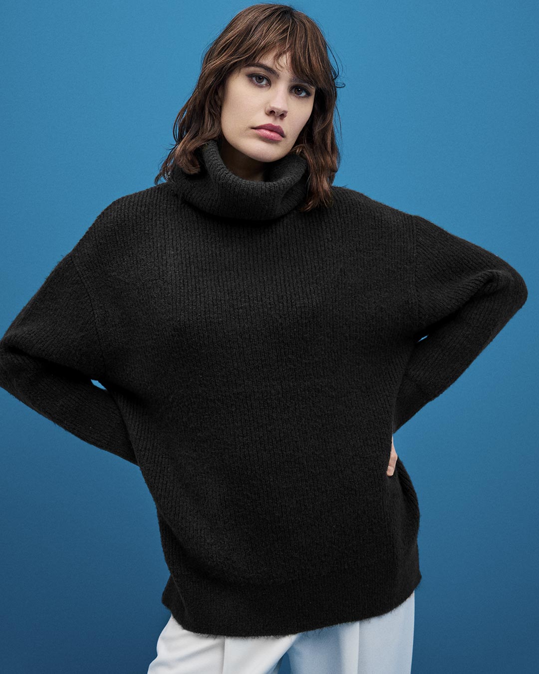 Turtleneck Sweater / Black