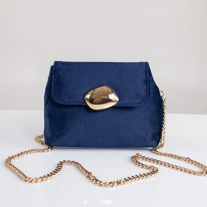 Maya Mini Bag / Blue Velvet