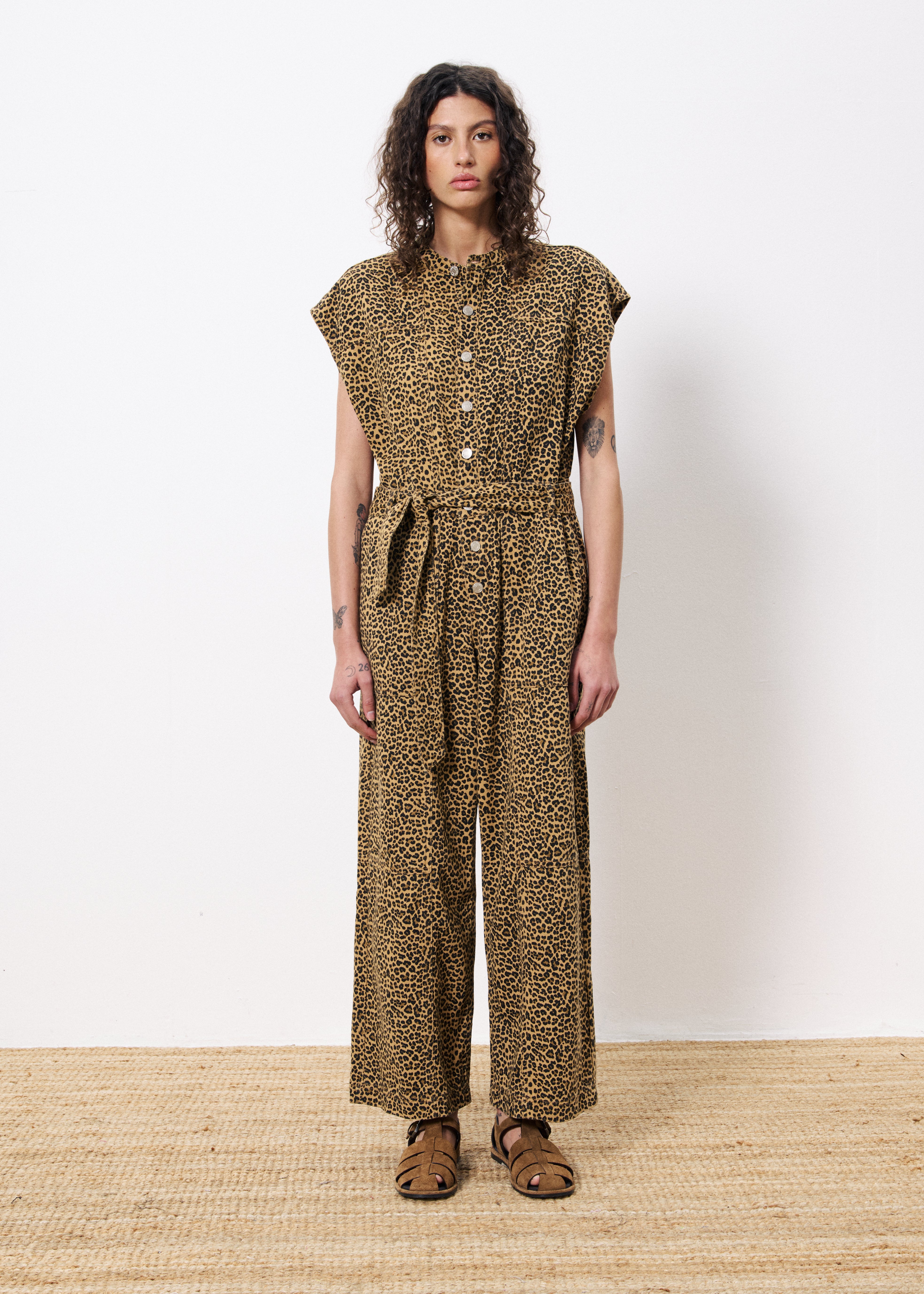 Scheila Jumpsuit / Leopard