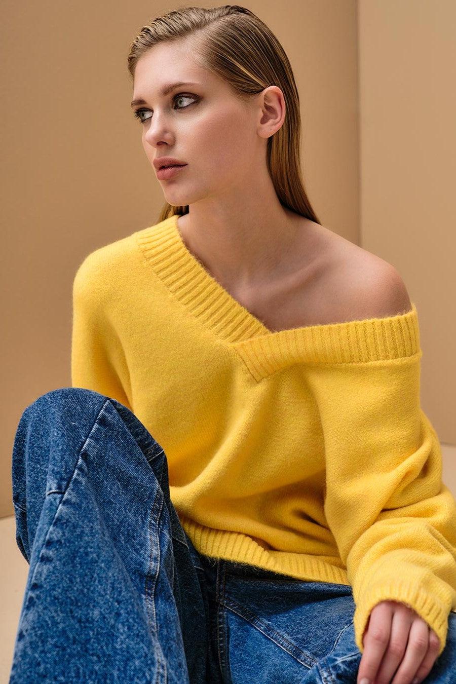 Harlow Sweater / Yellow
