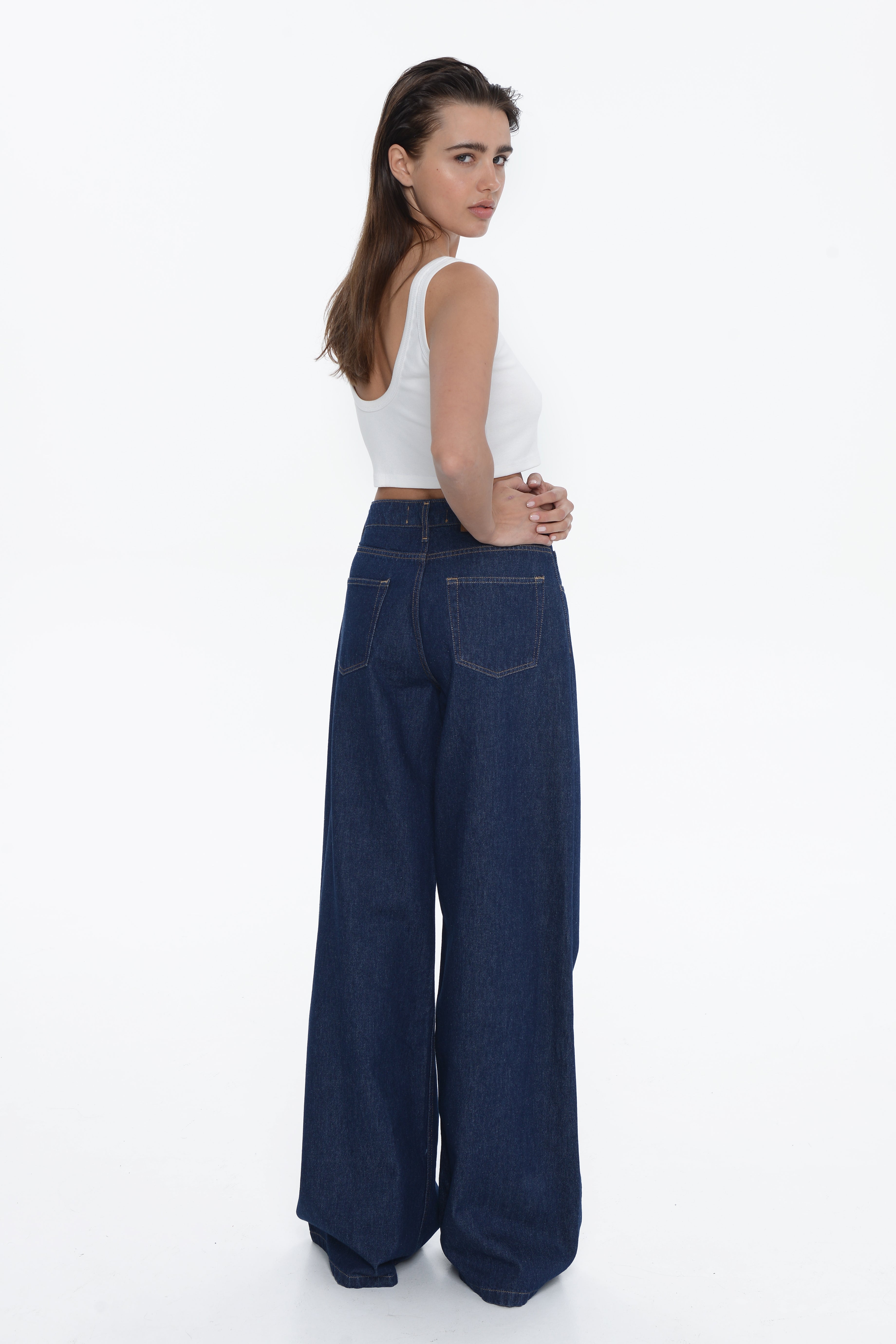 Belen Wide Leg Denim / Ocean Blue