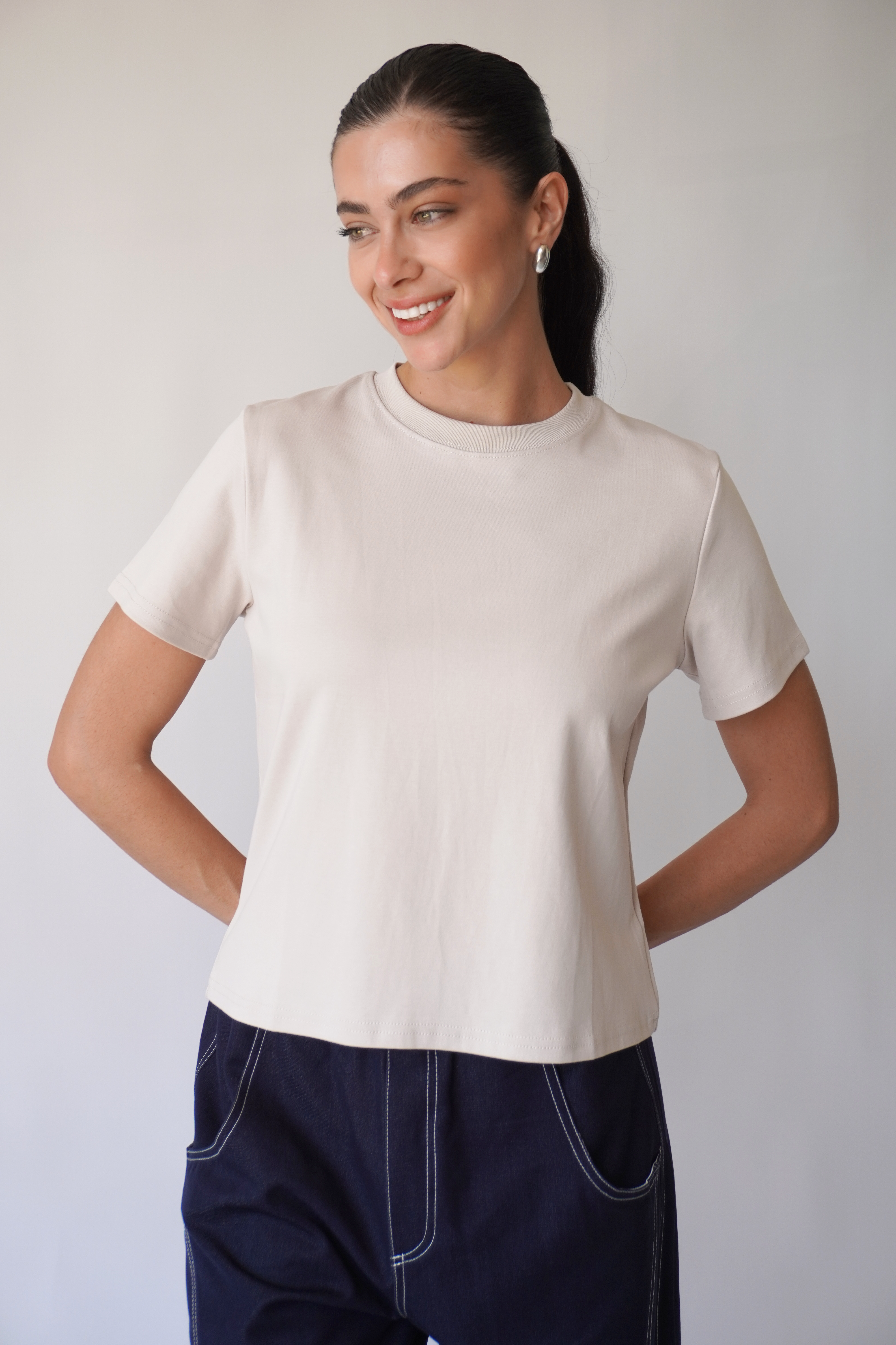 Carla T-Shirt / Ecru