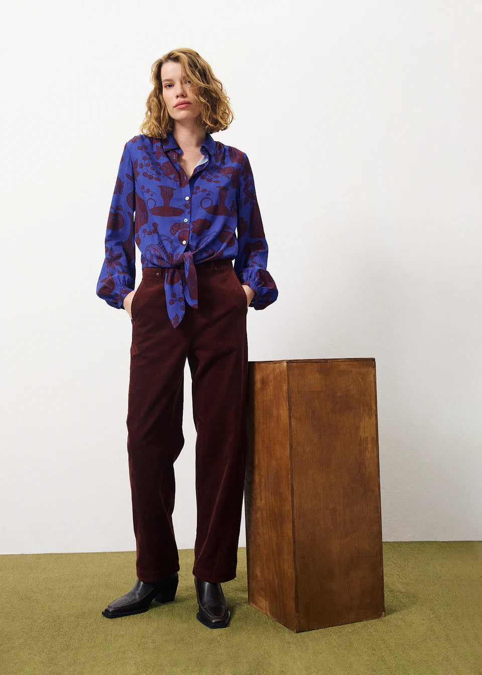 Elysa Pants / Bordeaux