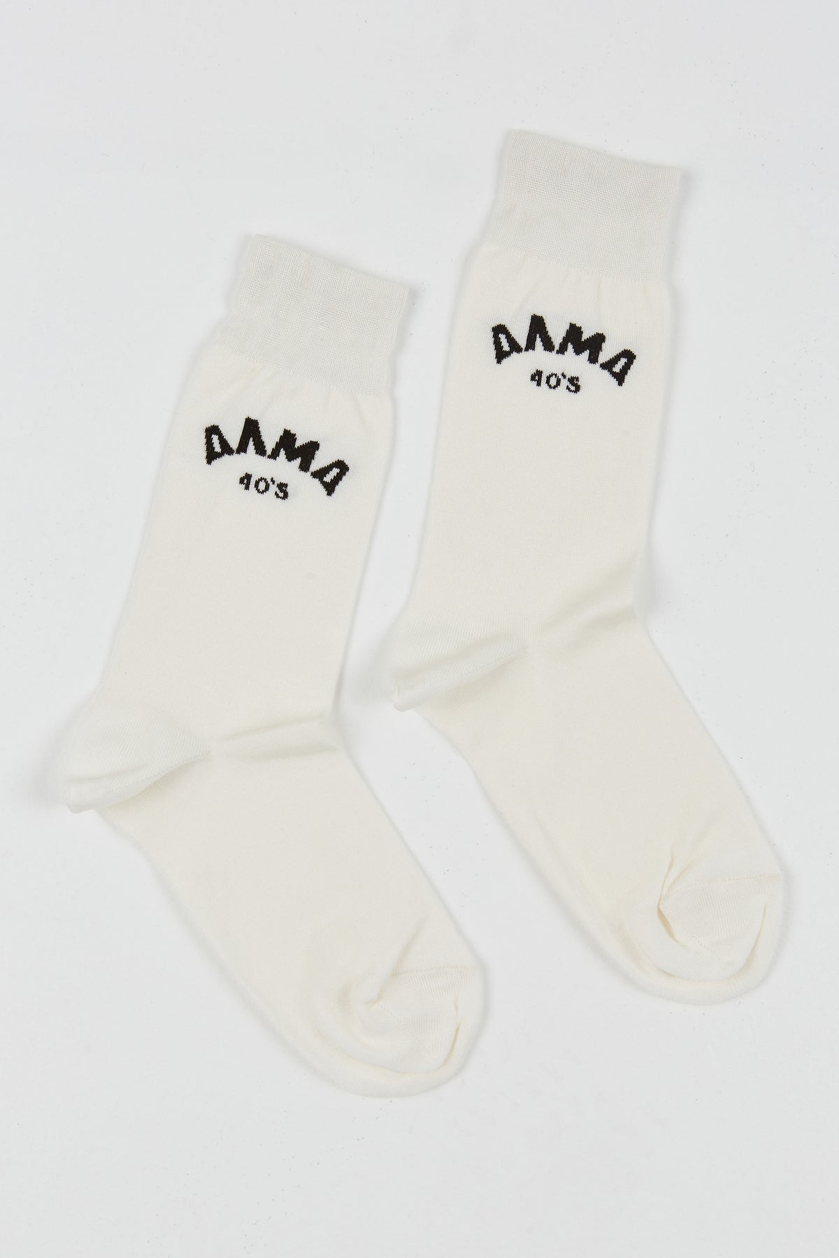 Alma 40s Socks White