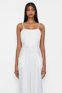 Gem Of Mer Jumpsuit / White