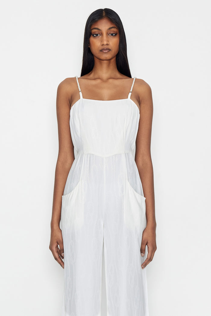 Gem Of Mer Jumpsuit / White