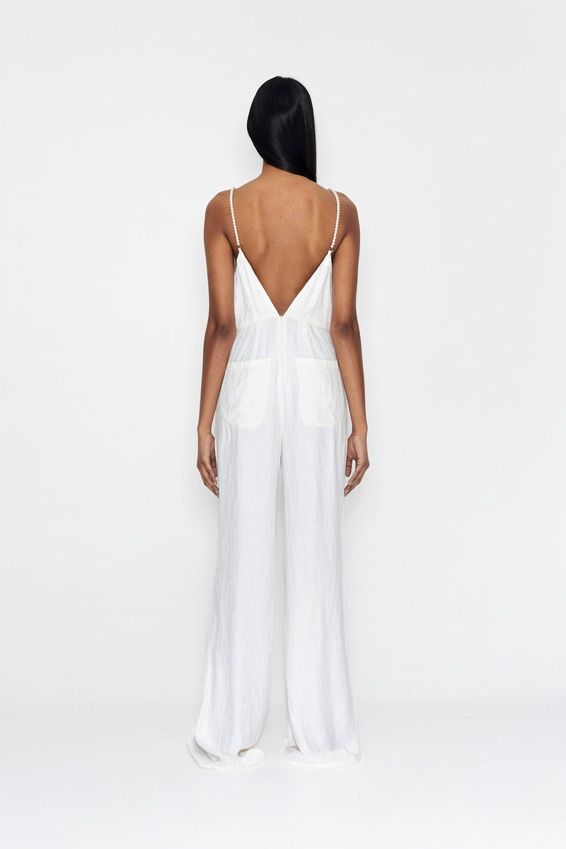 Gem Of Mer Jumpsuit / White