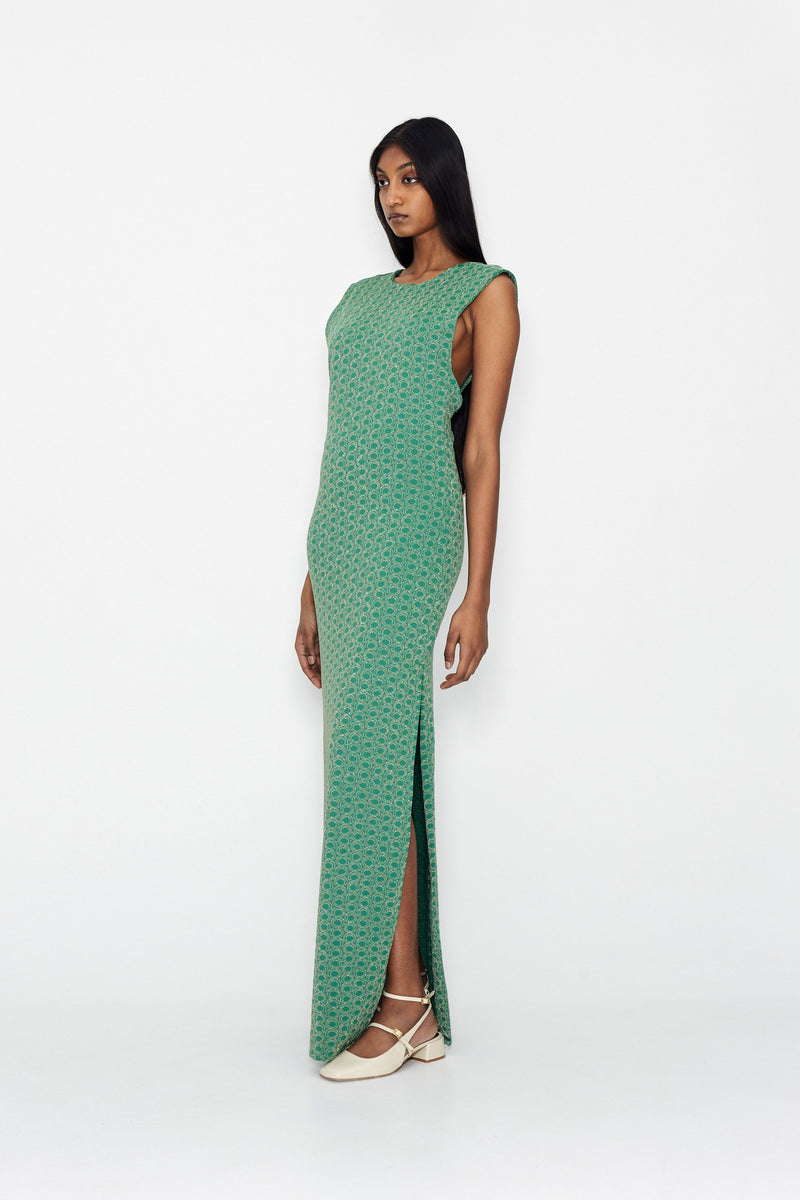 Mod Mermaid Dress / Green