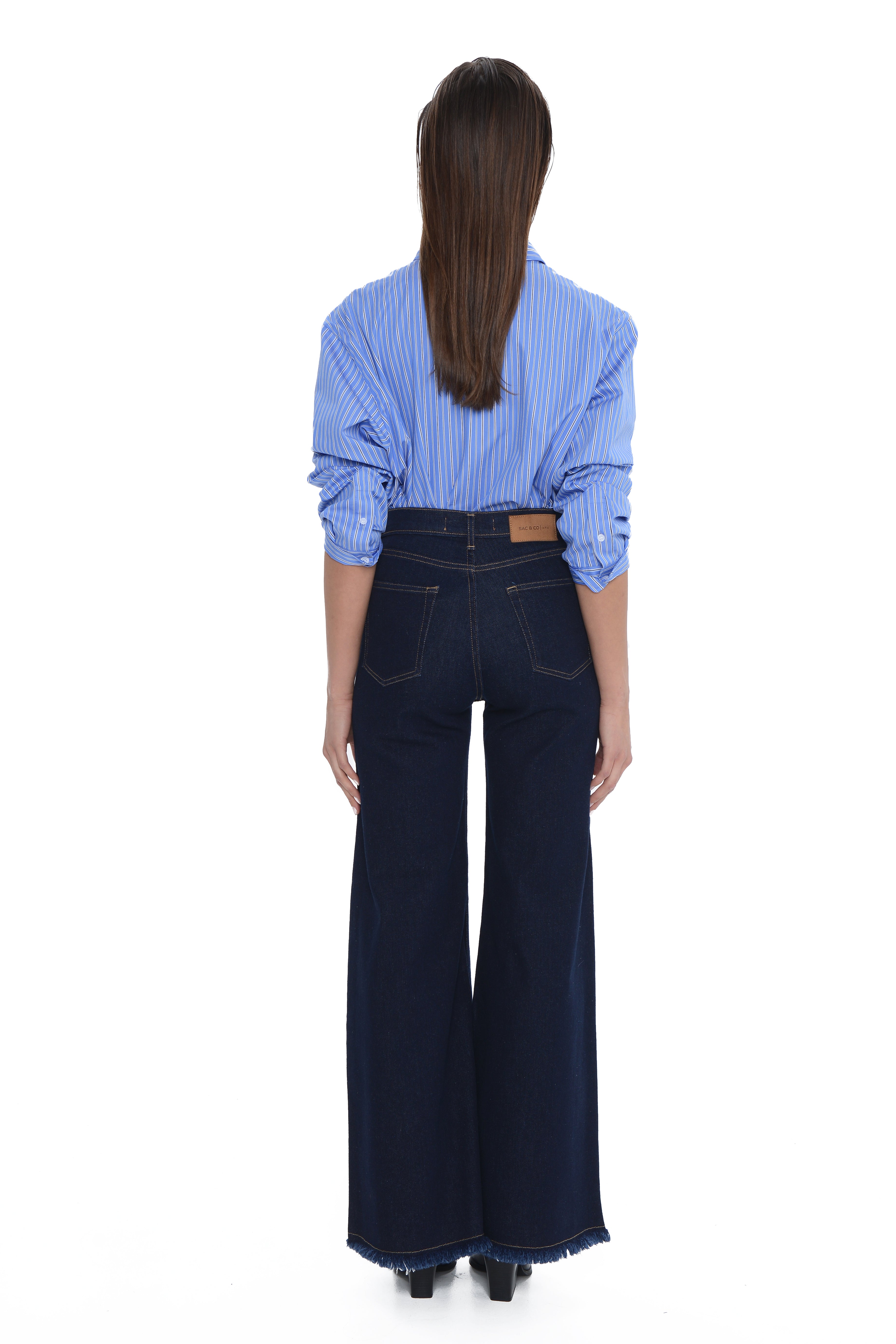 Naomi Elastic Denim / Ocean Blue